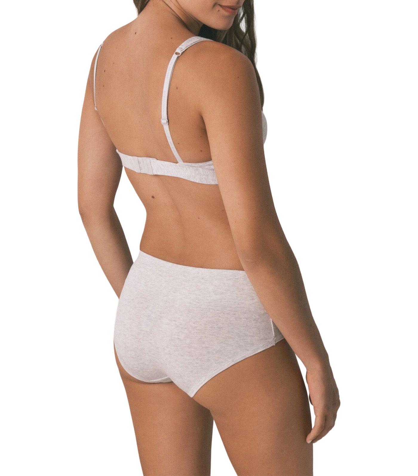 Classic High-Waisted Brief Grey
