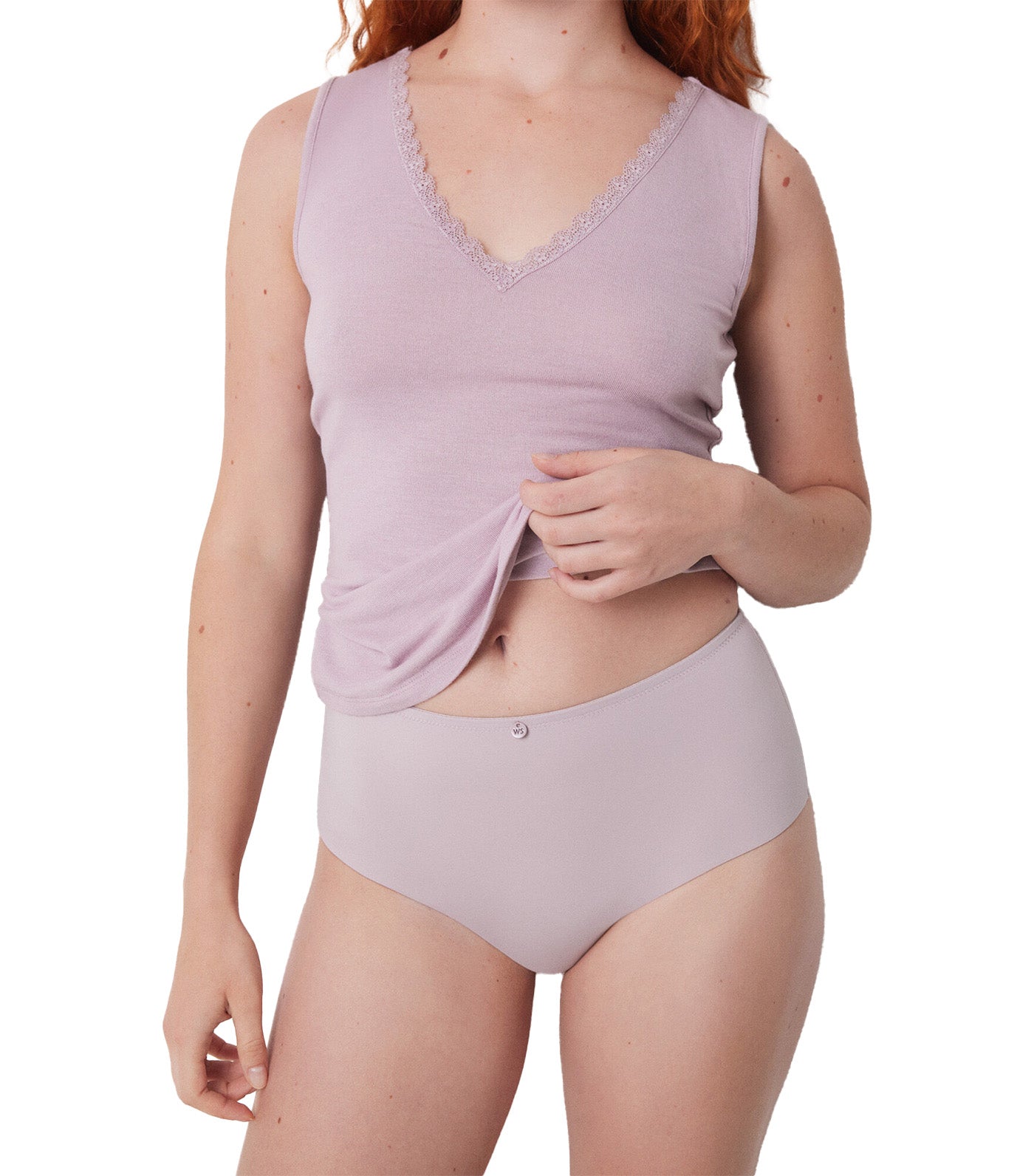 Classic Microfibre High Briefs Purple