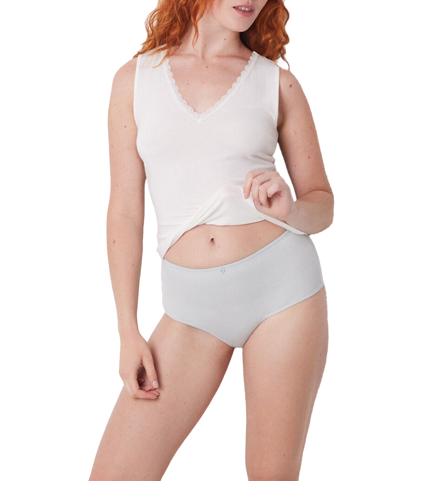 Classic Microfibre High Briefs Green