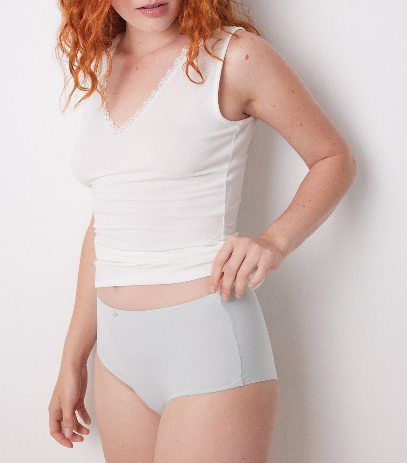 Classic Microfibre High Briefs Green