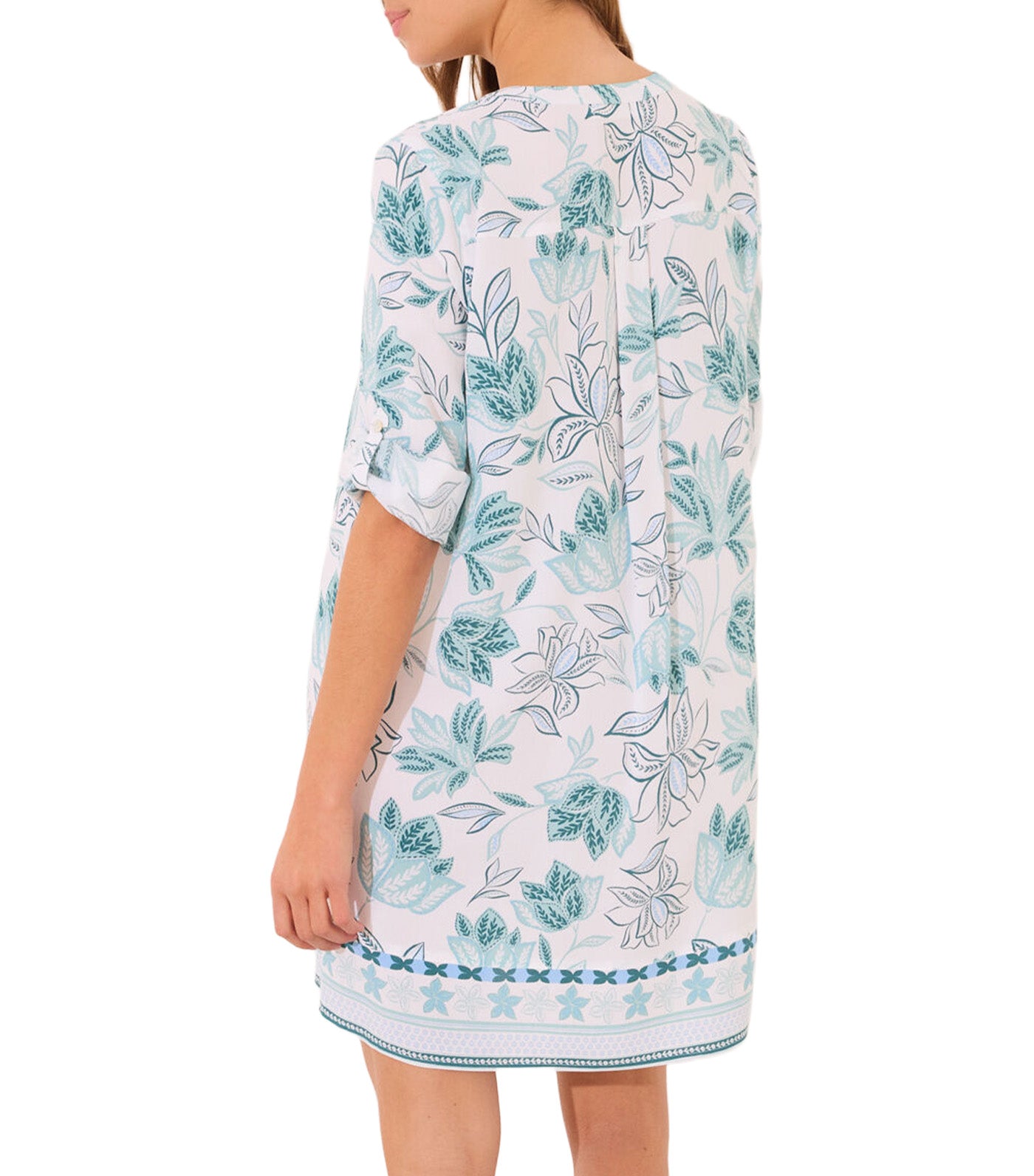 Short Camisole White Print