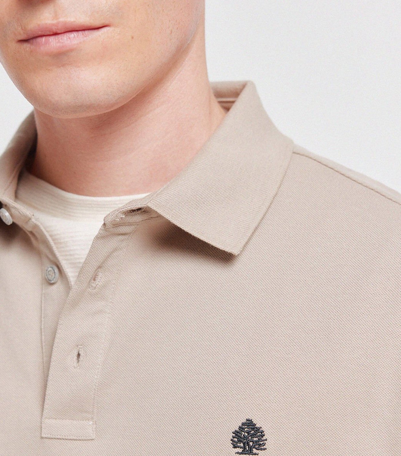 Slim Fit Polo Shirt with Contrast Cuffs