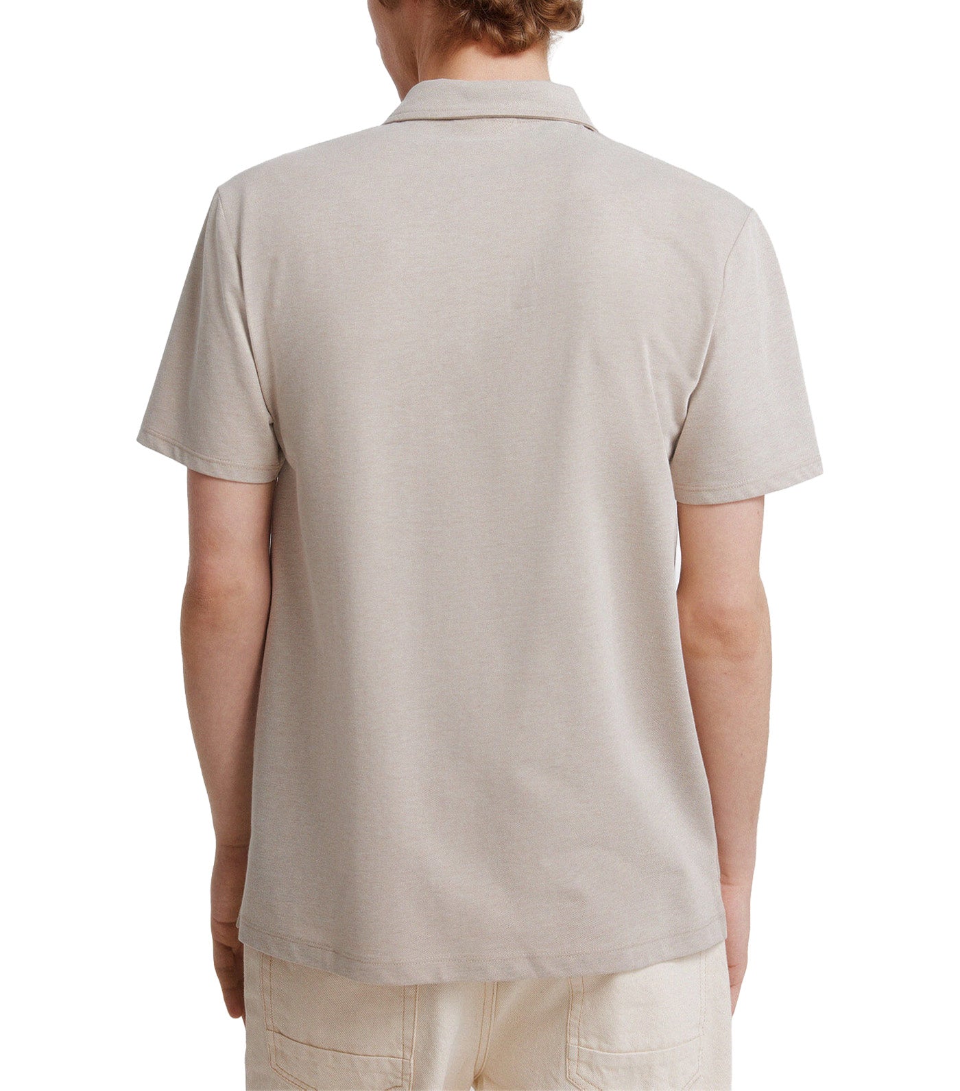 Slim Fit Polo Shirt Beige