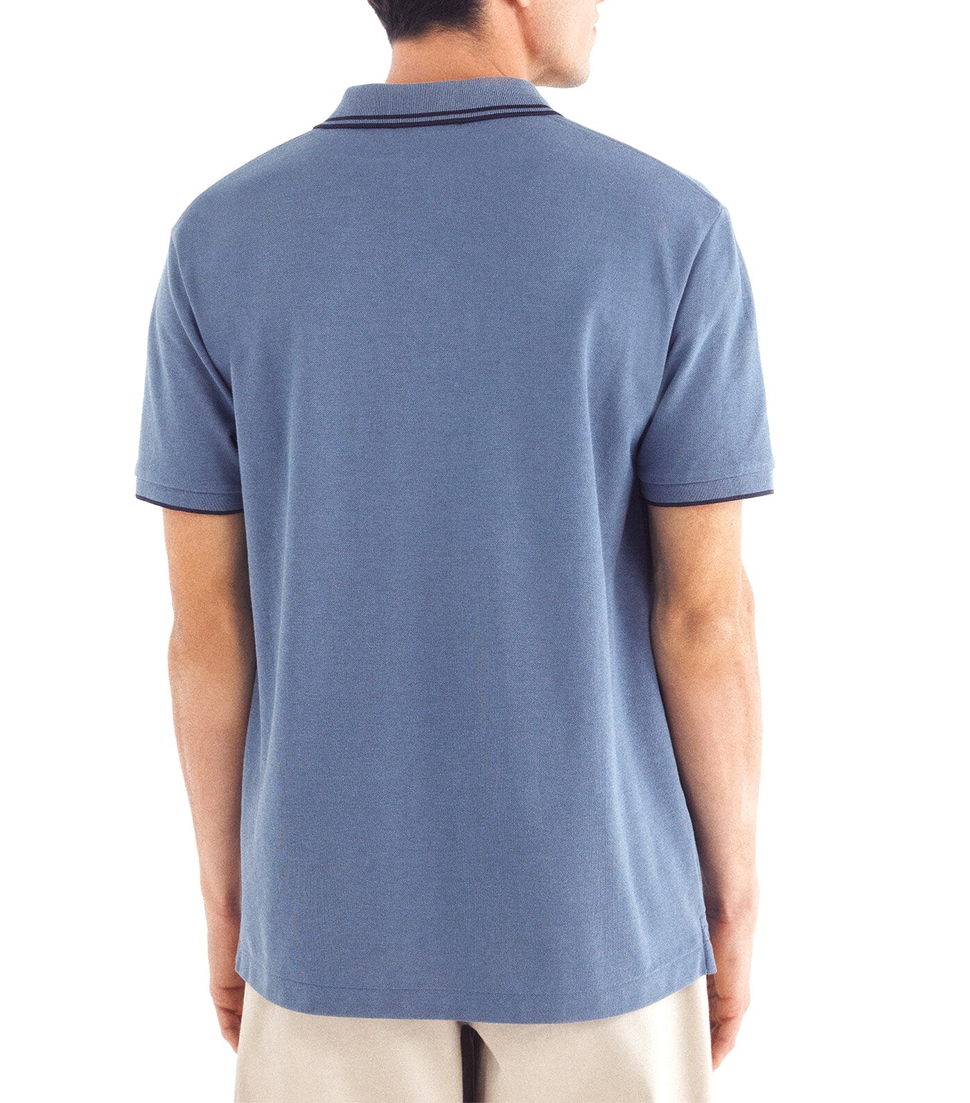 Regular Fit Contrast Details Piqué Polo Shirt