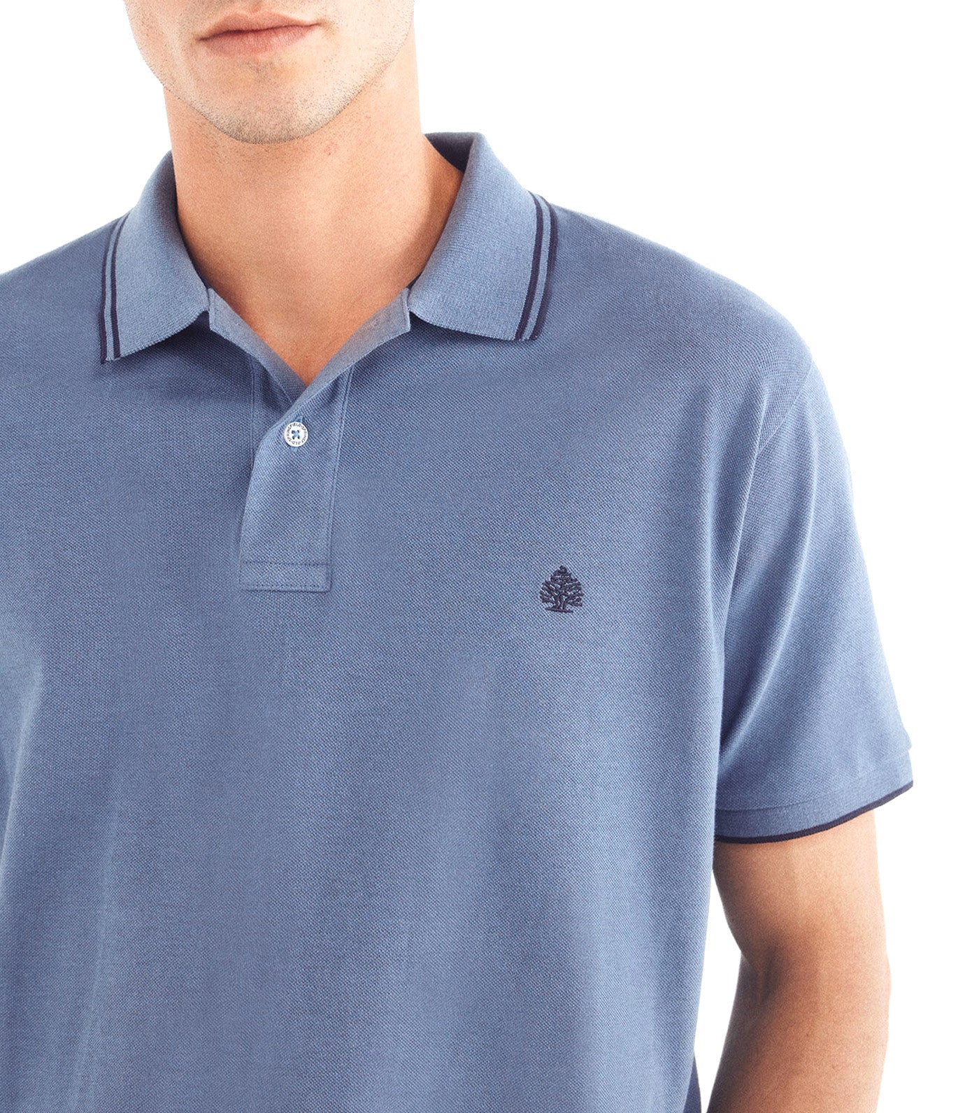 Regular Fit Contrast Details Piqué Polo Shirt