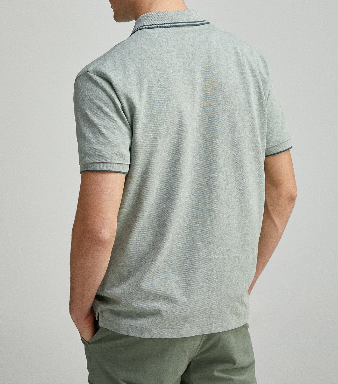 Regular Fit Contrast Details Piqué Polo Shirt
