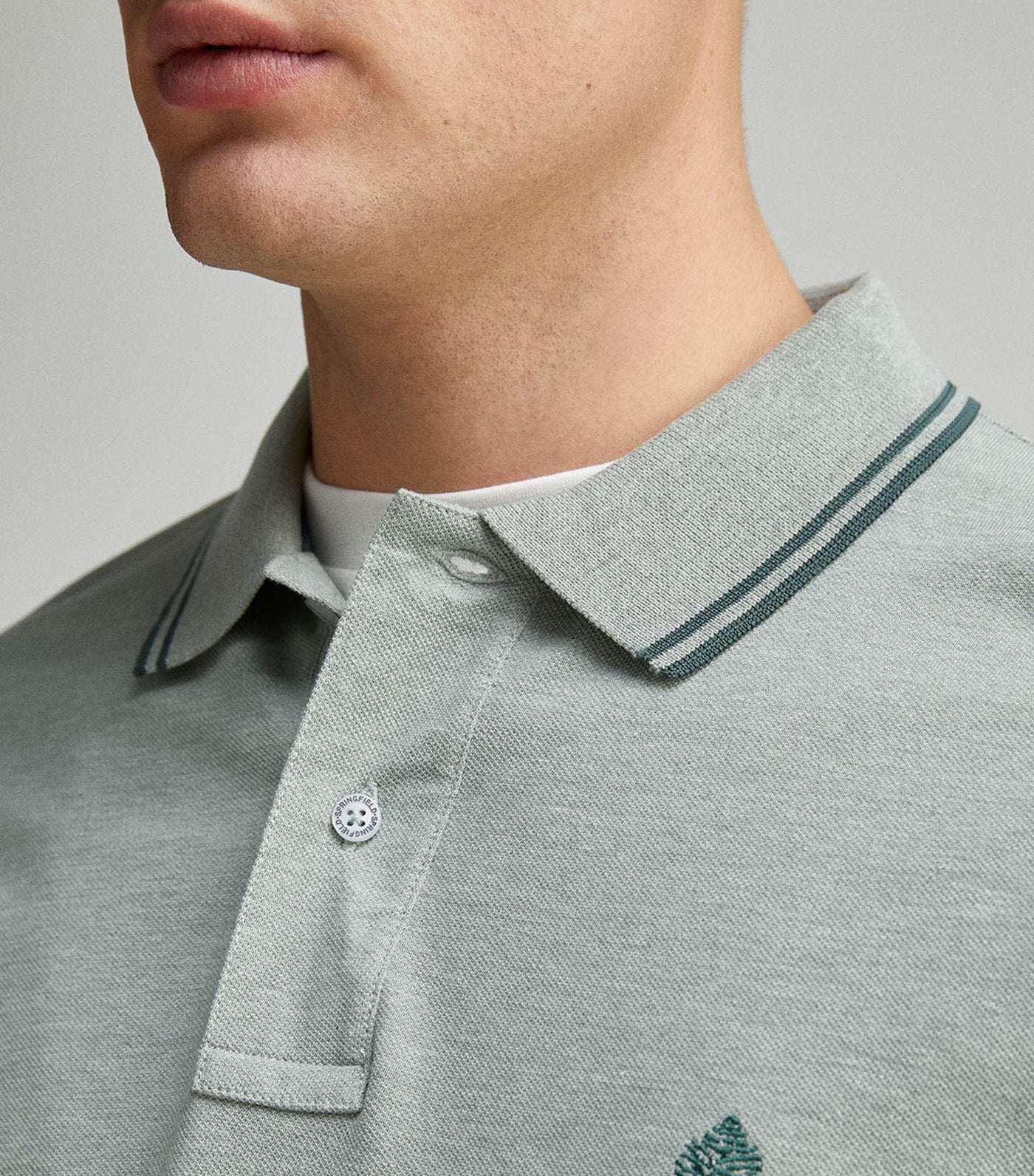 Regular Fit Contrast Details Piqué Polo Shirt