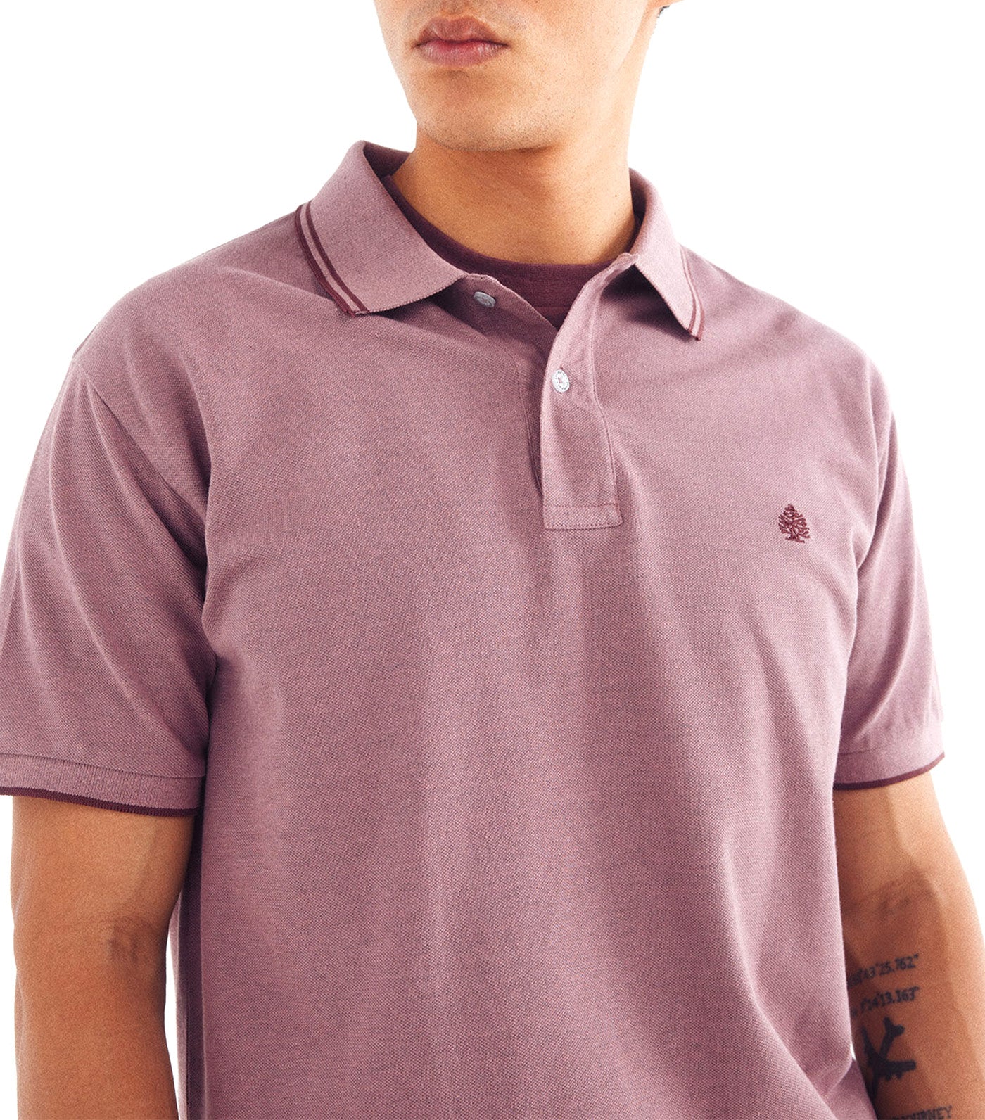 Regular Fit Contrast Details Piqué Polo Shirt