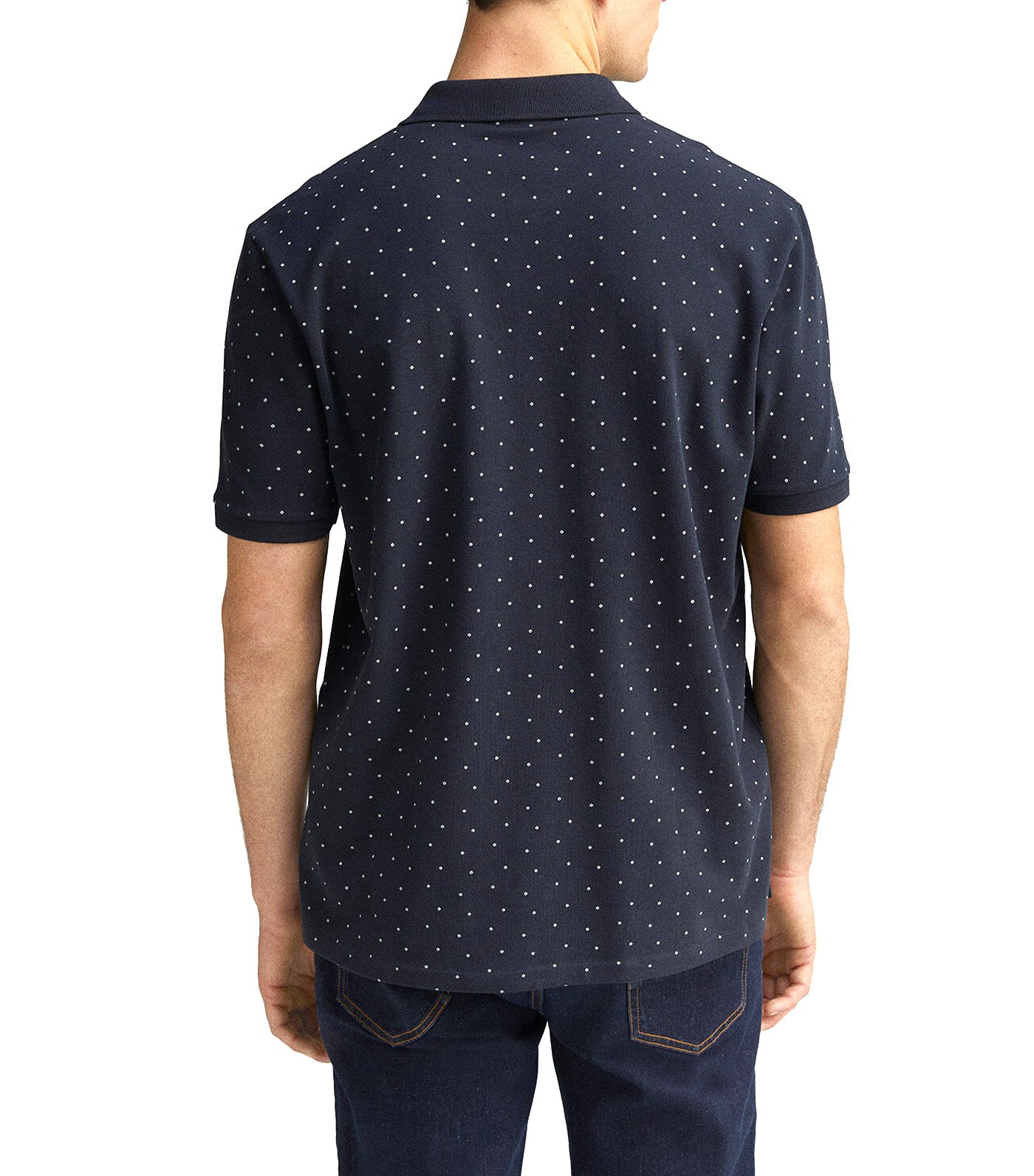 Regular Fit All-Over Print Piqué Polo