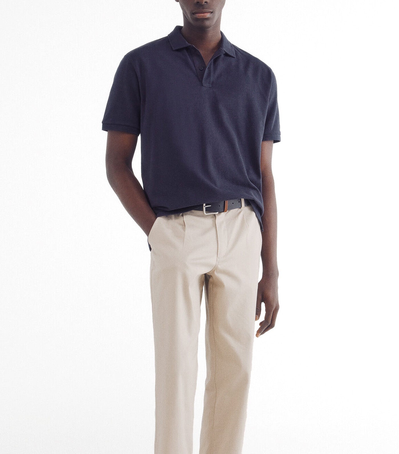 Regular Fit Structured Polo