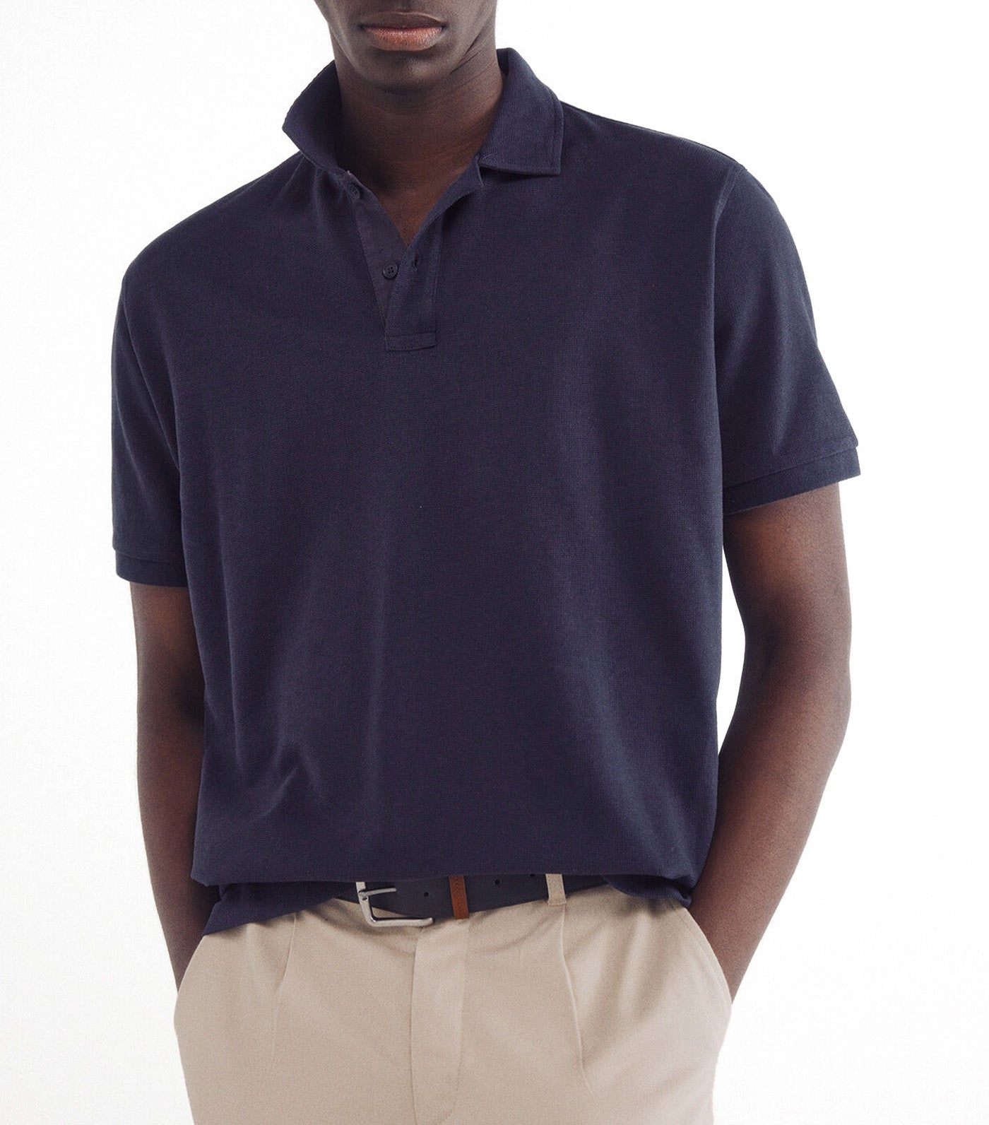 Regular Fit Structured Polo