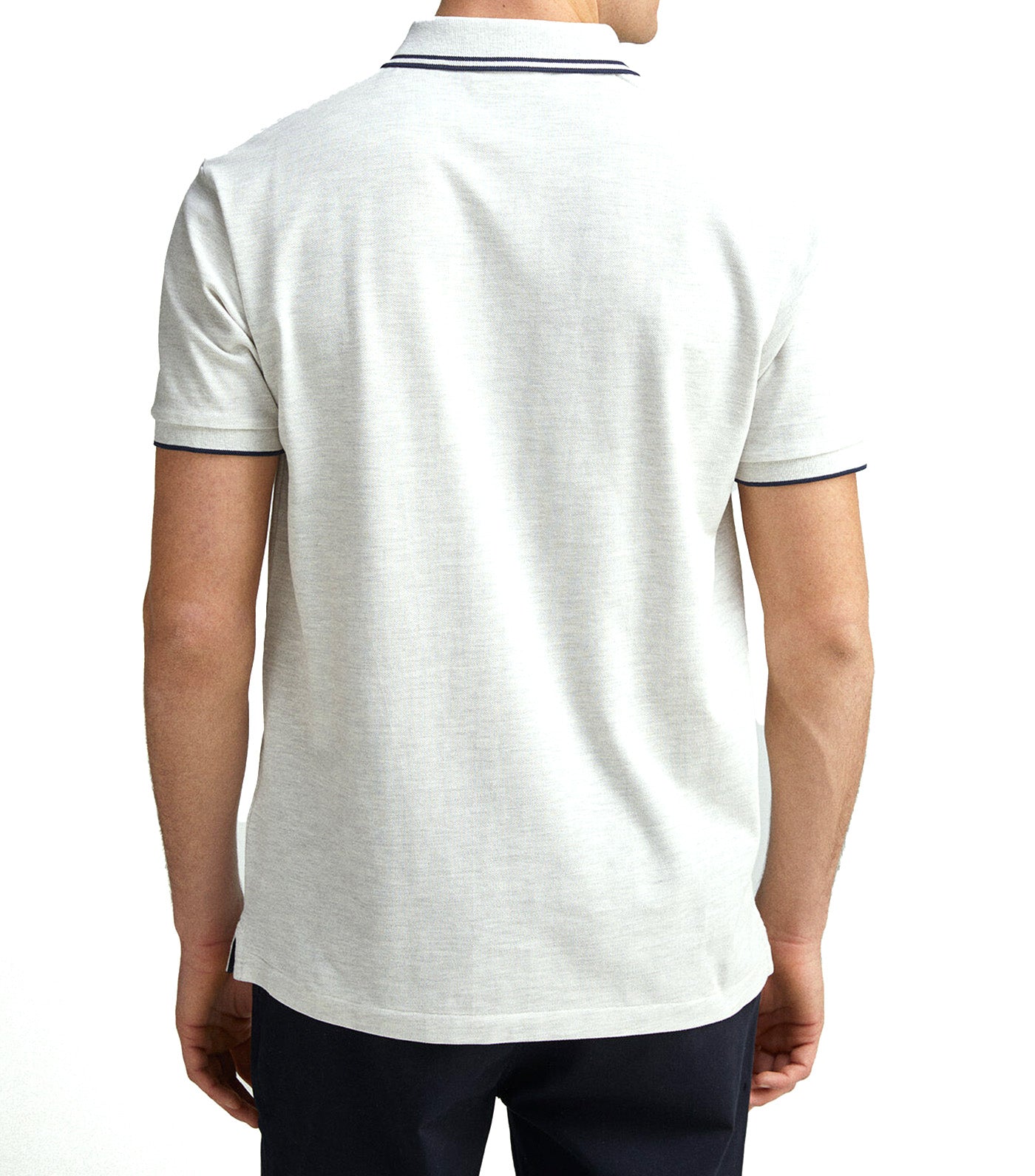 Regular Fit Contrast Details Piqué Polo Shirt