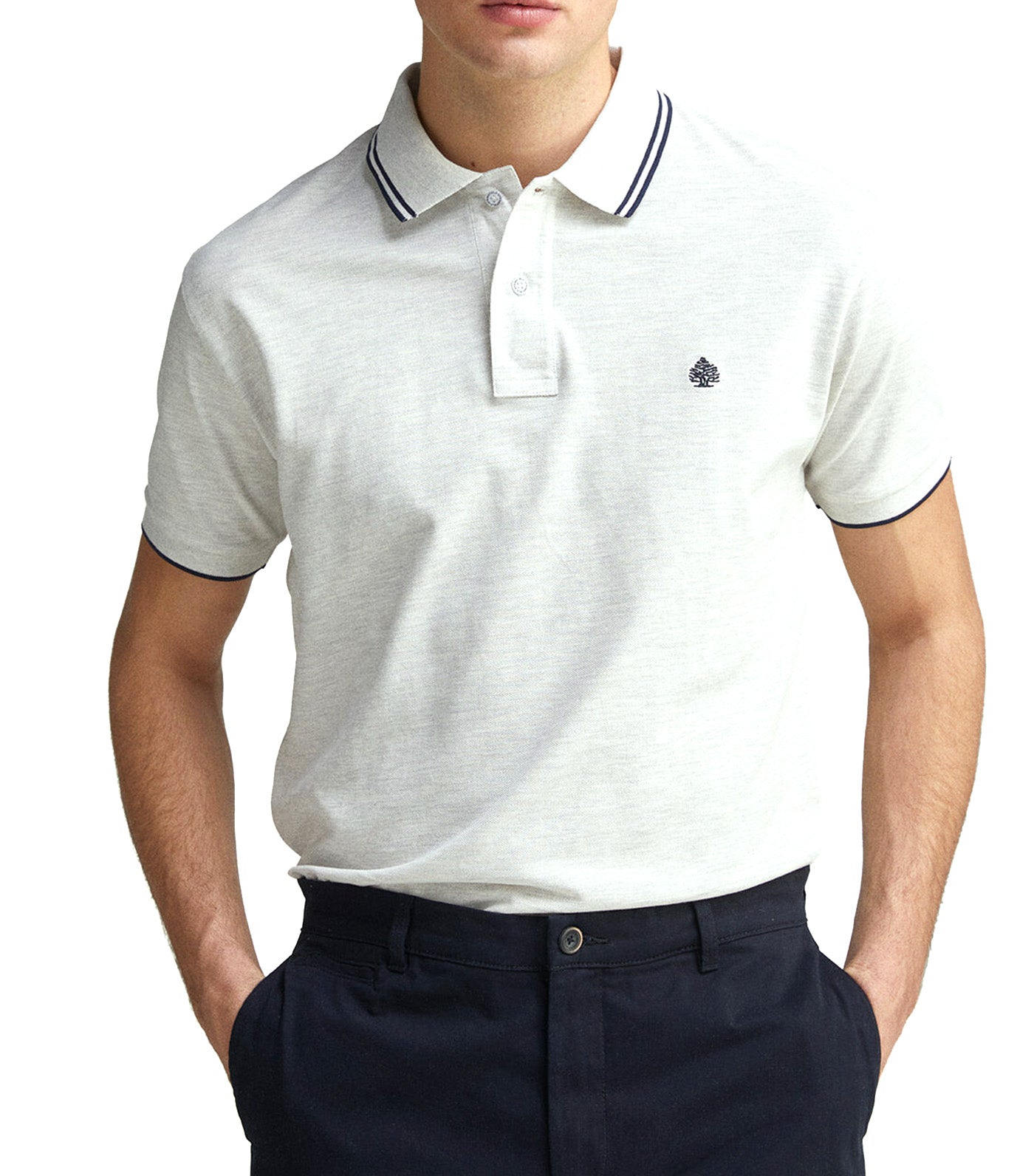 Regular Fit Contrast Details Piqué Polo Shirt