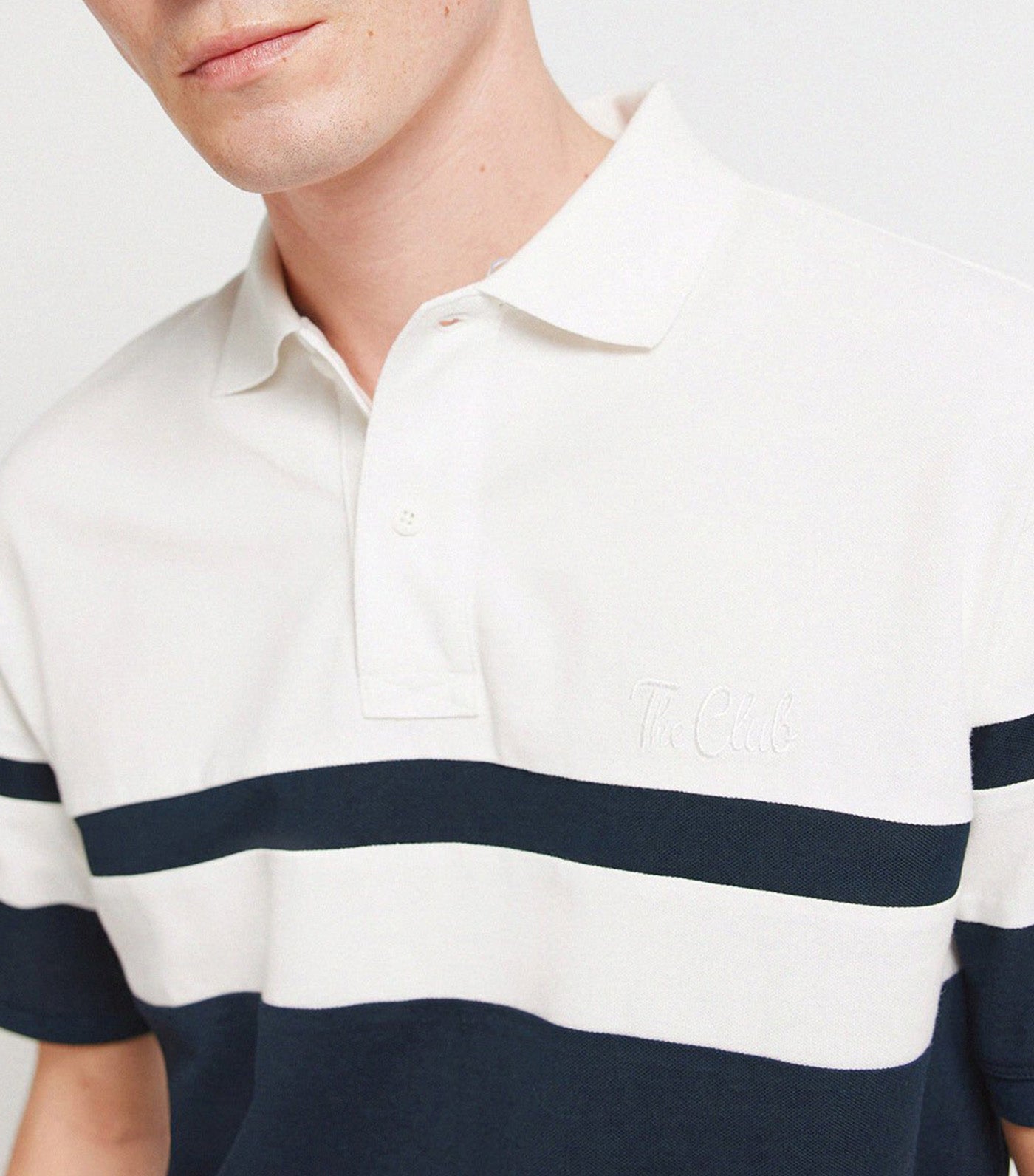 Springfield Regular Fit Piqué Polo Shirt Dark Blue