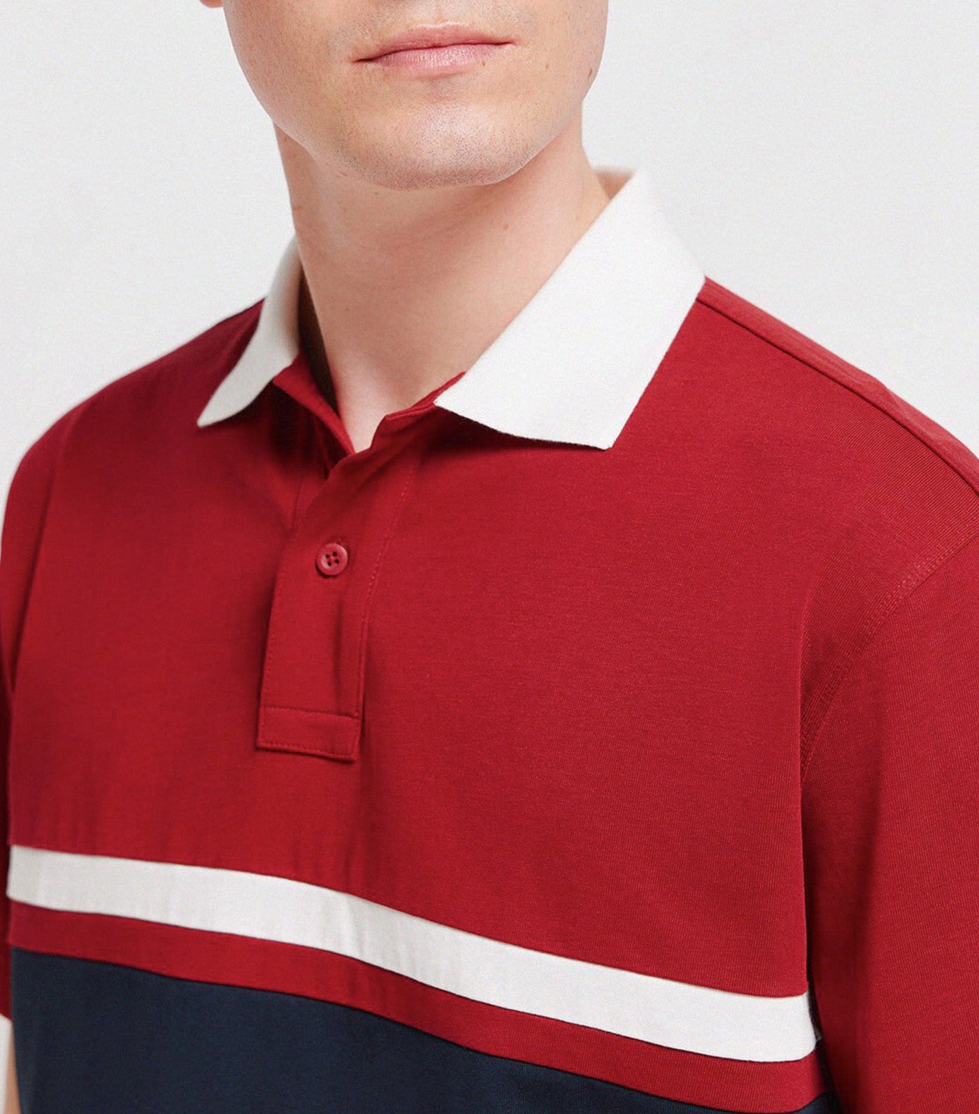 Springfield Polo Sport Positional Regular Fit Piqué Red