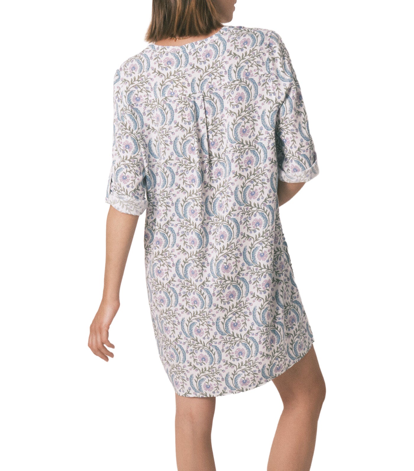 Floral 3/4 Sleeve Camisole Green