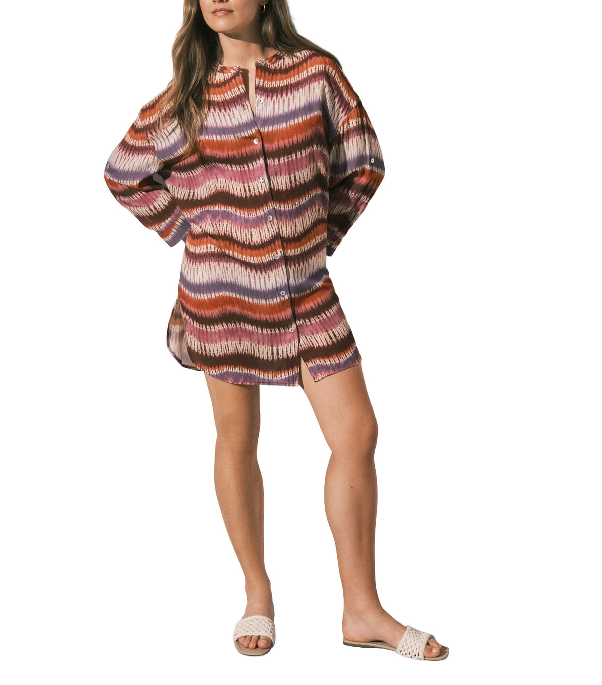 Tie Dye 3/4 Sleeve Camisole Multi