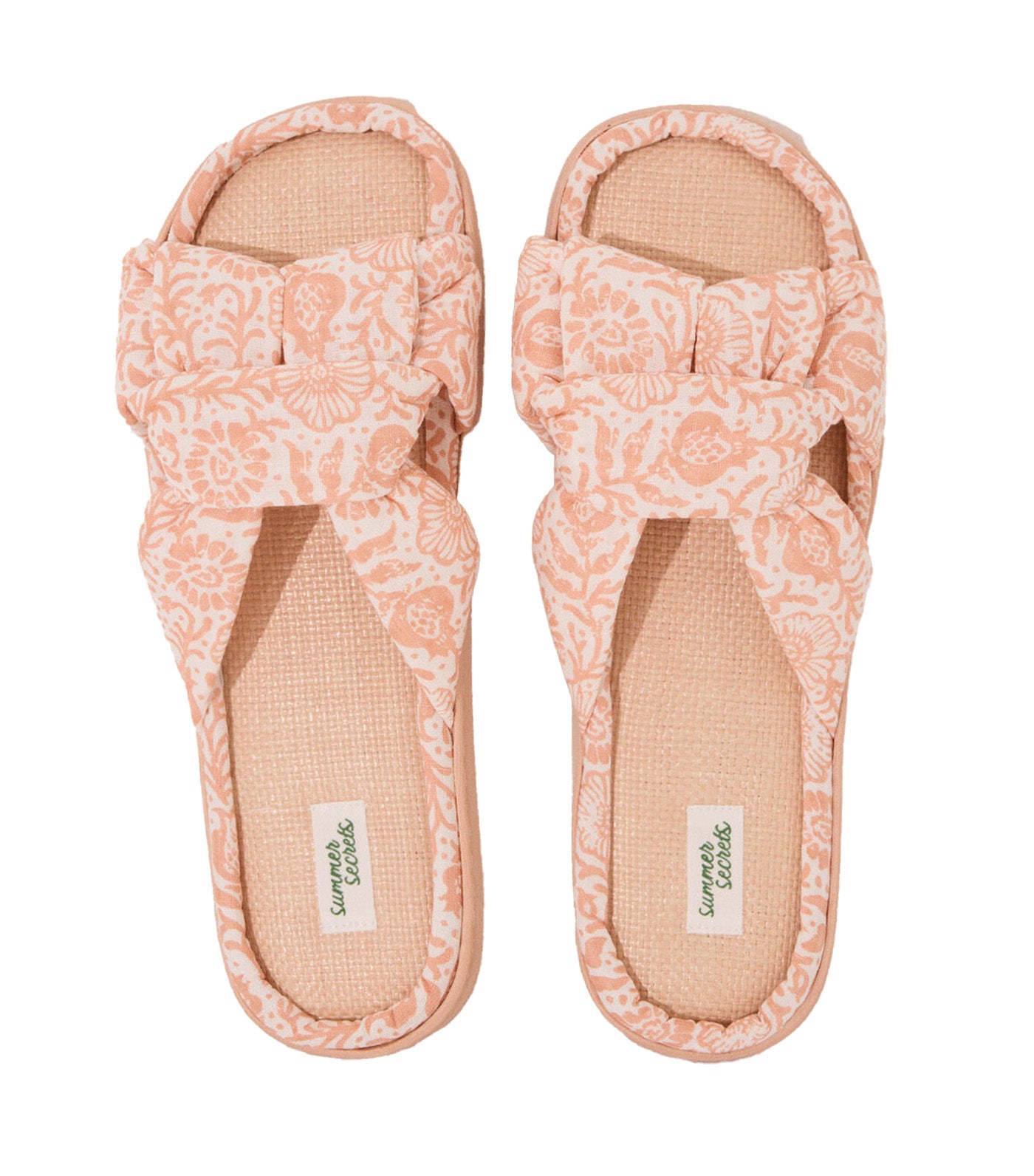 Raffia Knotted Slippers