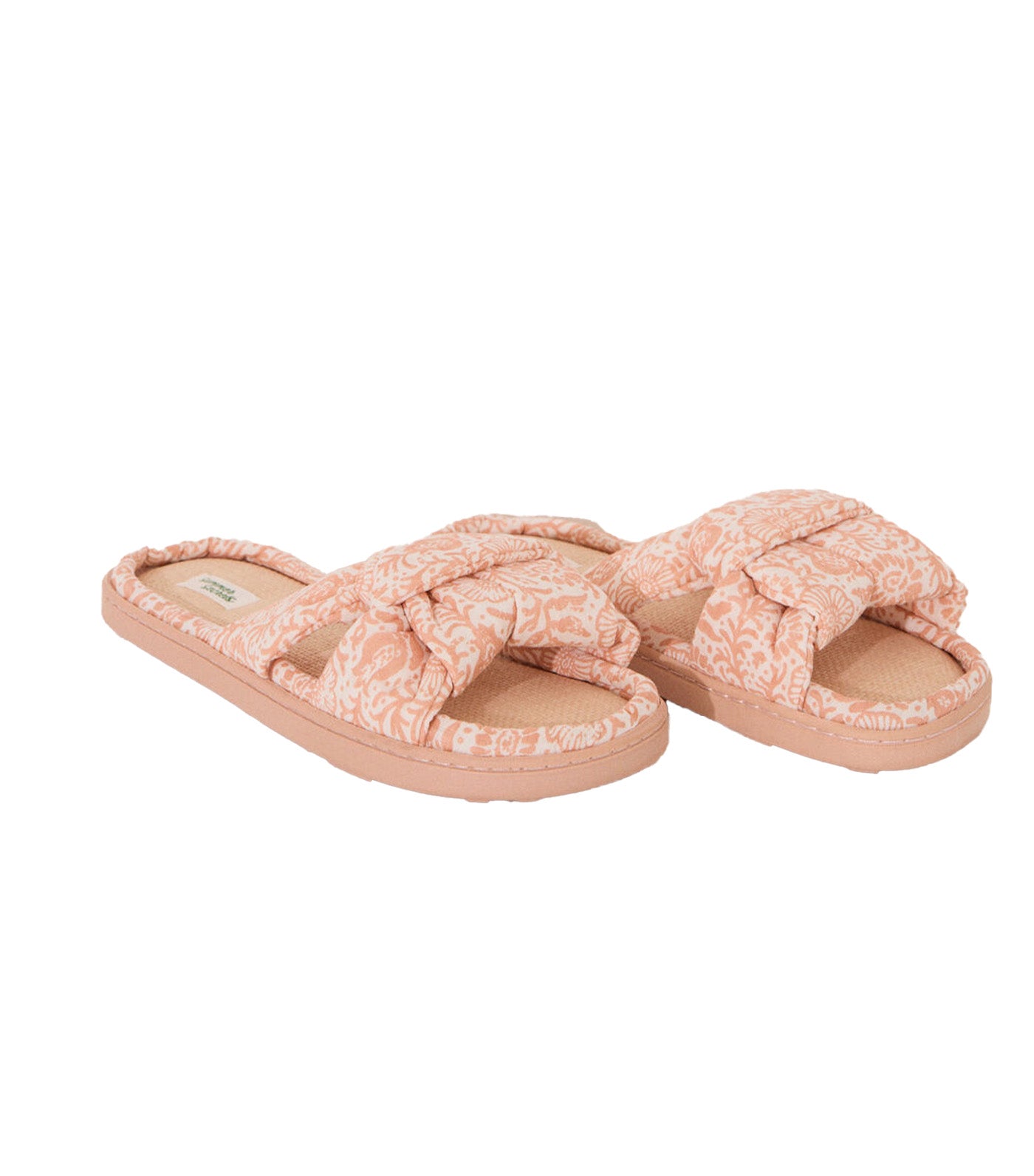 Raffia Knotted Slippers