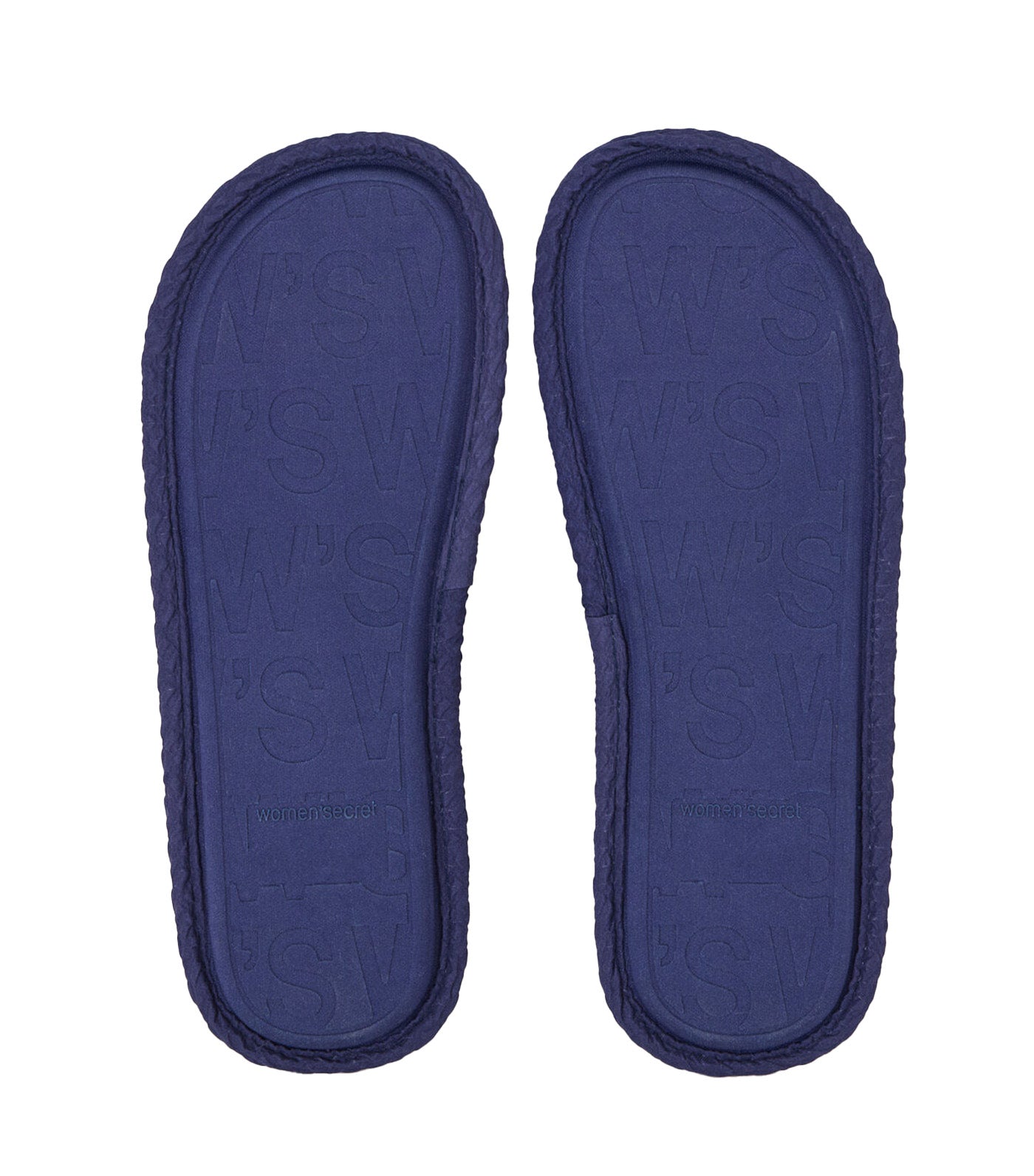 Slippers Blue Flower Print