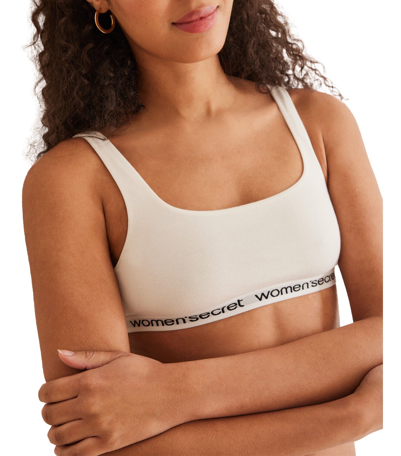 Cotton Logo Top White