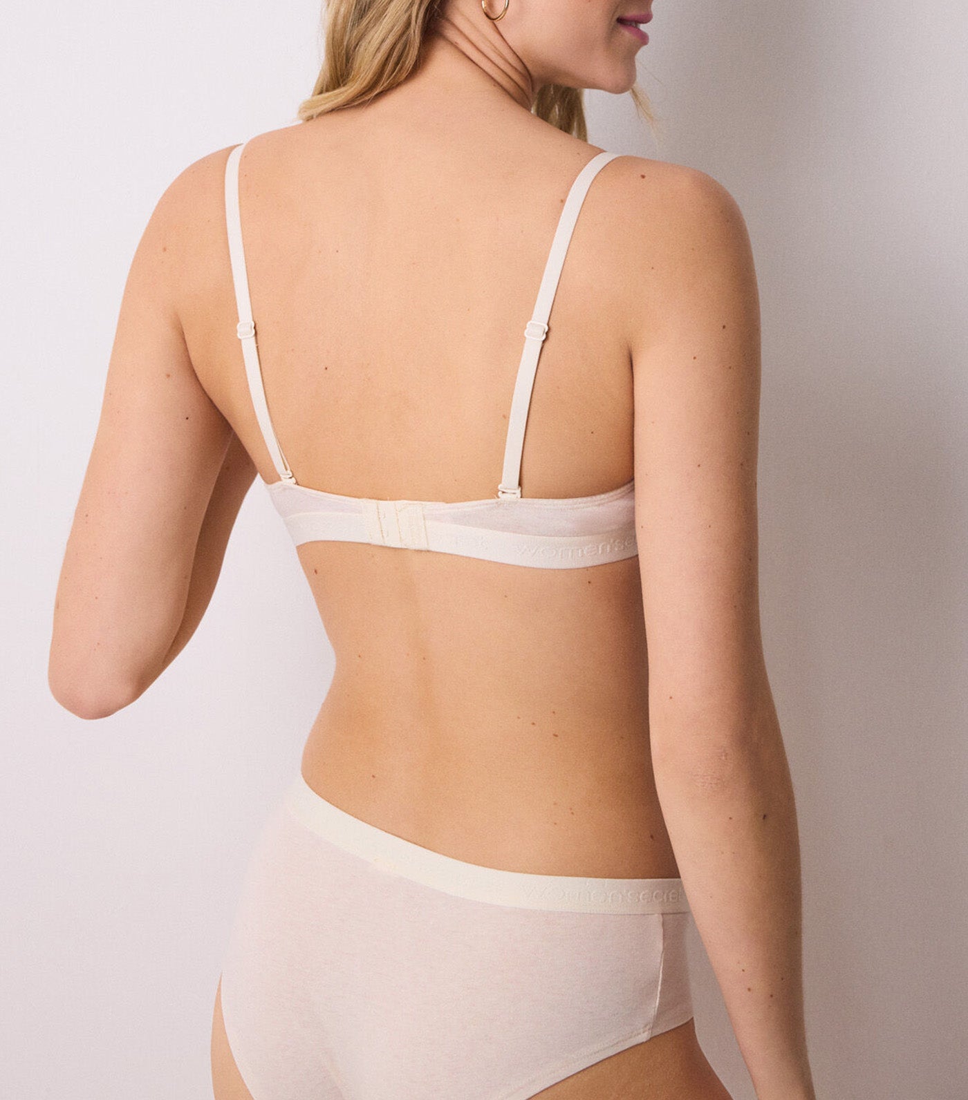 Classic Cotton Bra Ivory