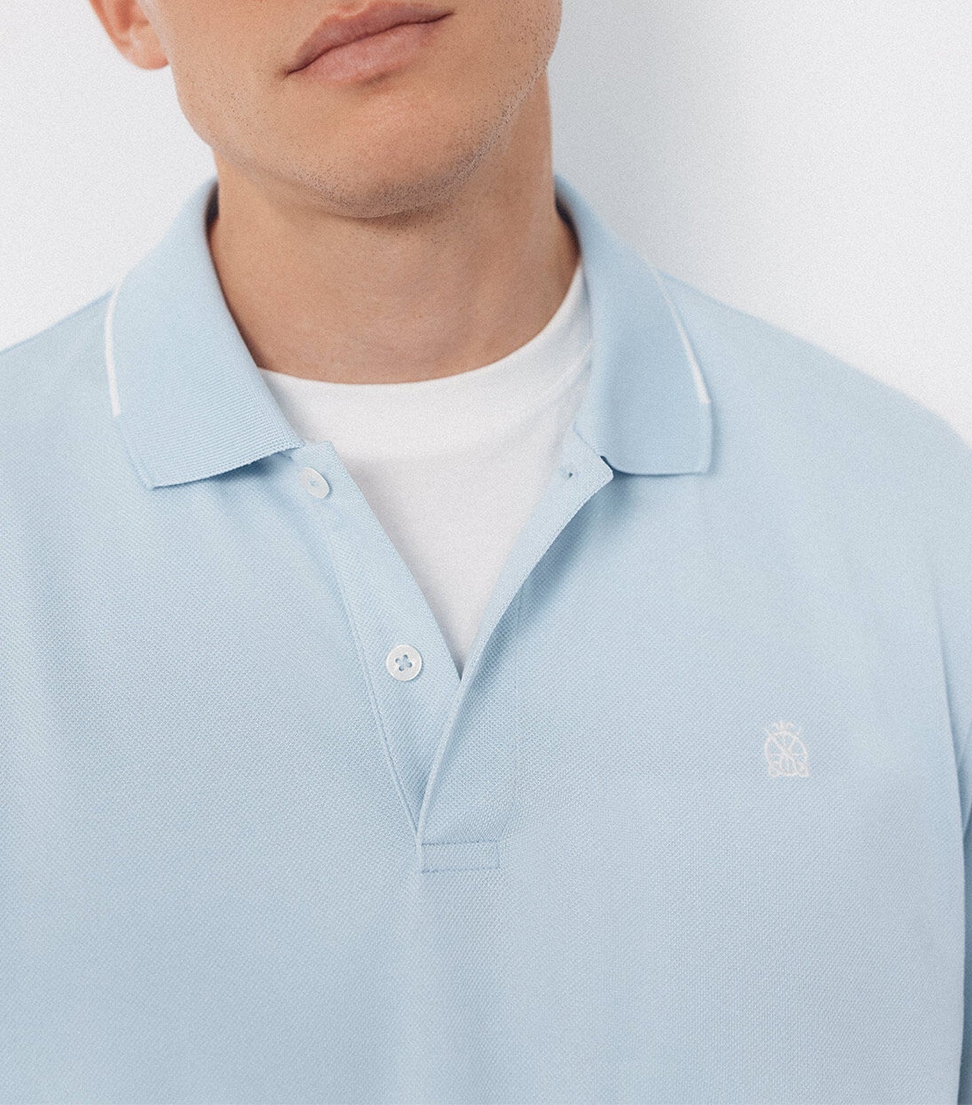 Coolmax® Jacquard Collar Polo Shirt