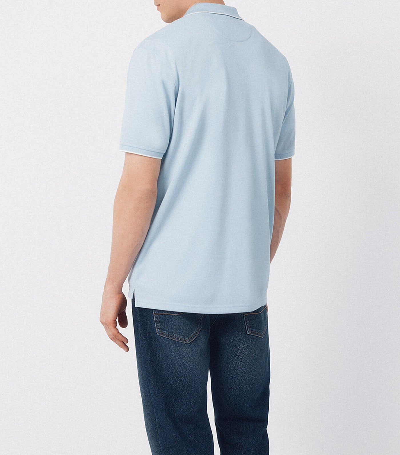 Coolmax® Jacquard Collar Polo Shirt