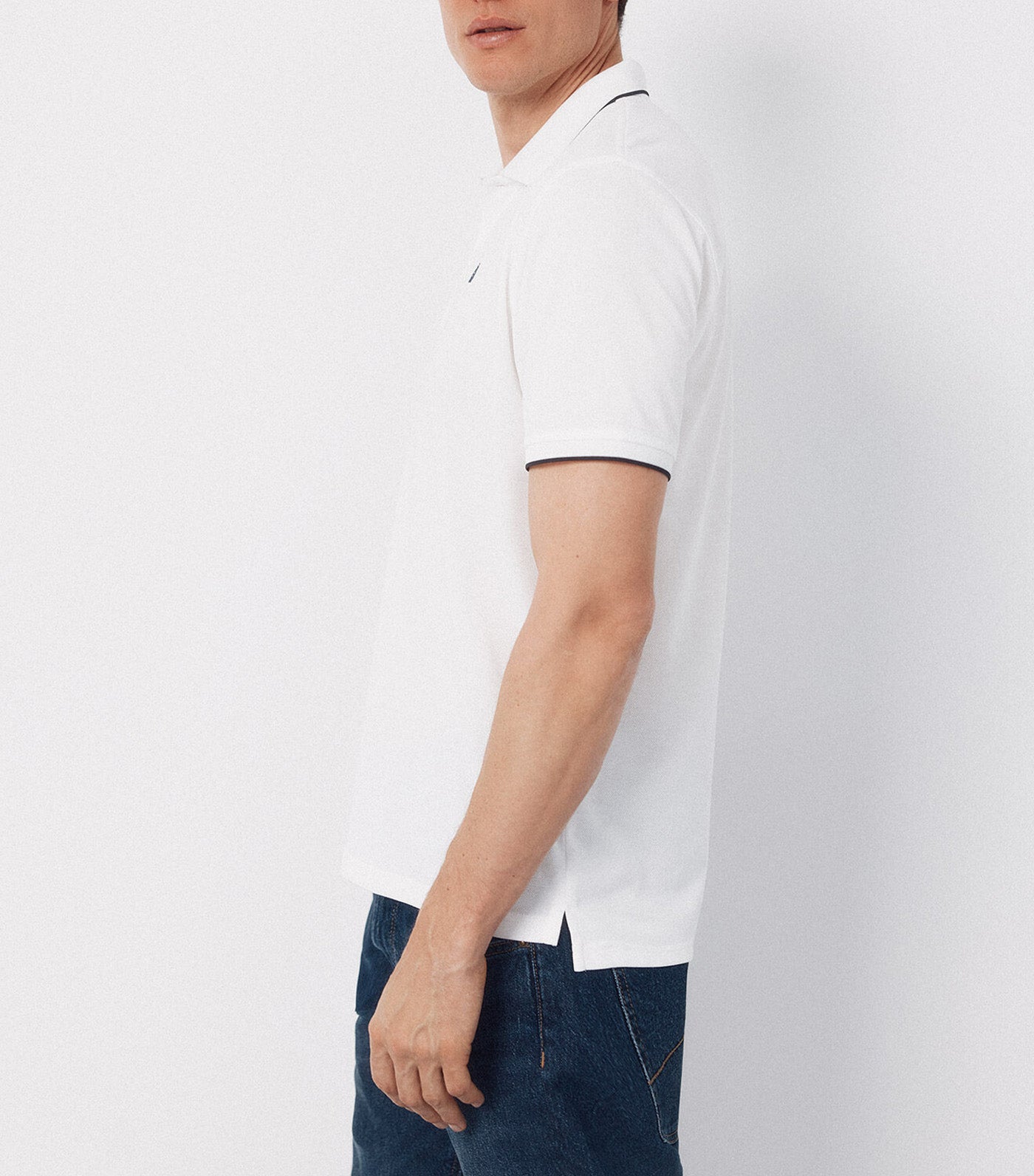 Coolmax® Jacquard Collar Polo Shirt