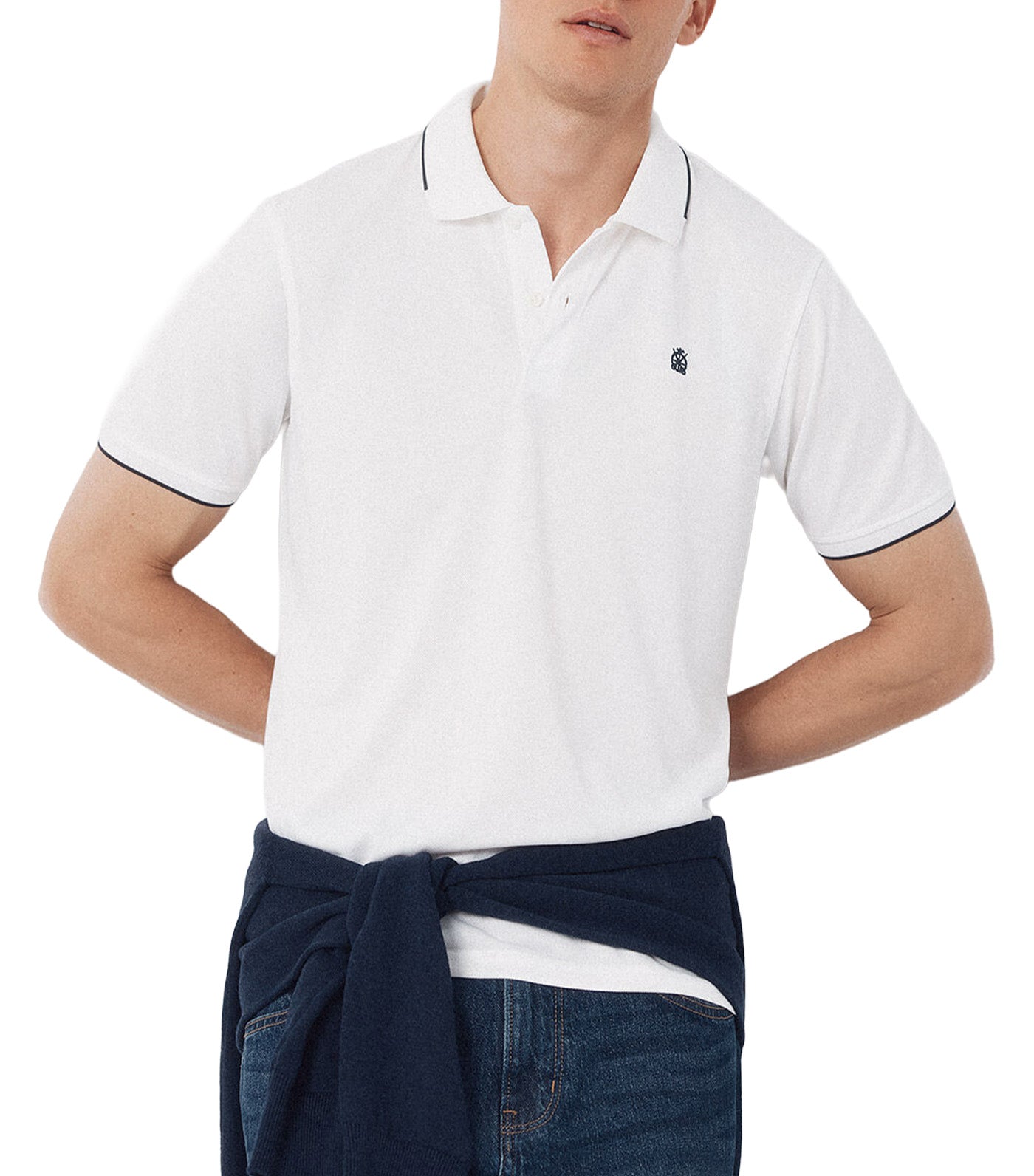 Coolmax® Jacquard Collar Polo Shirt