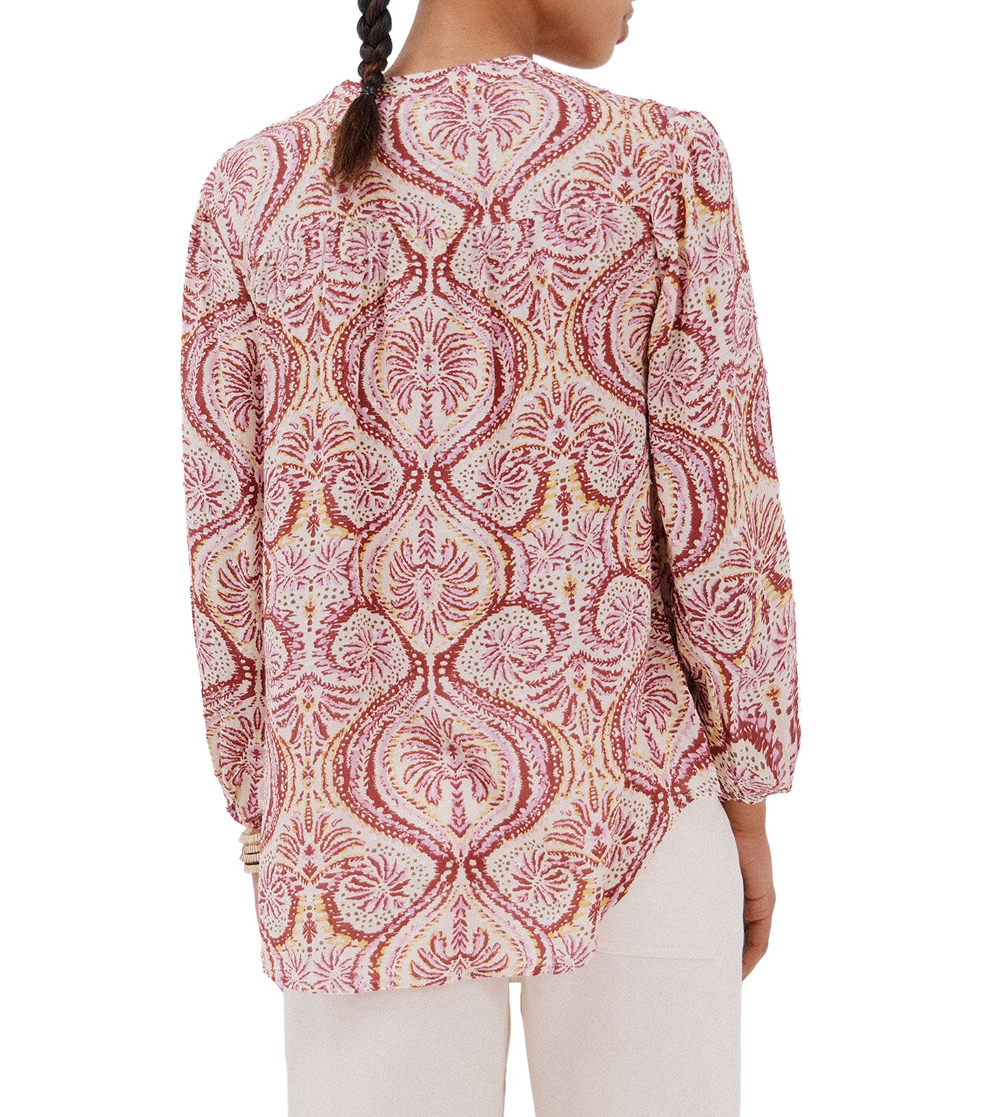 Blouse with Yoke Front