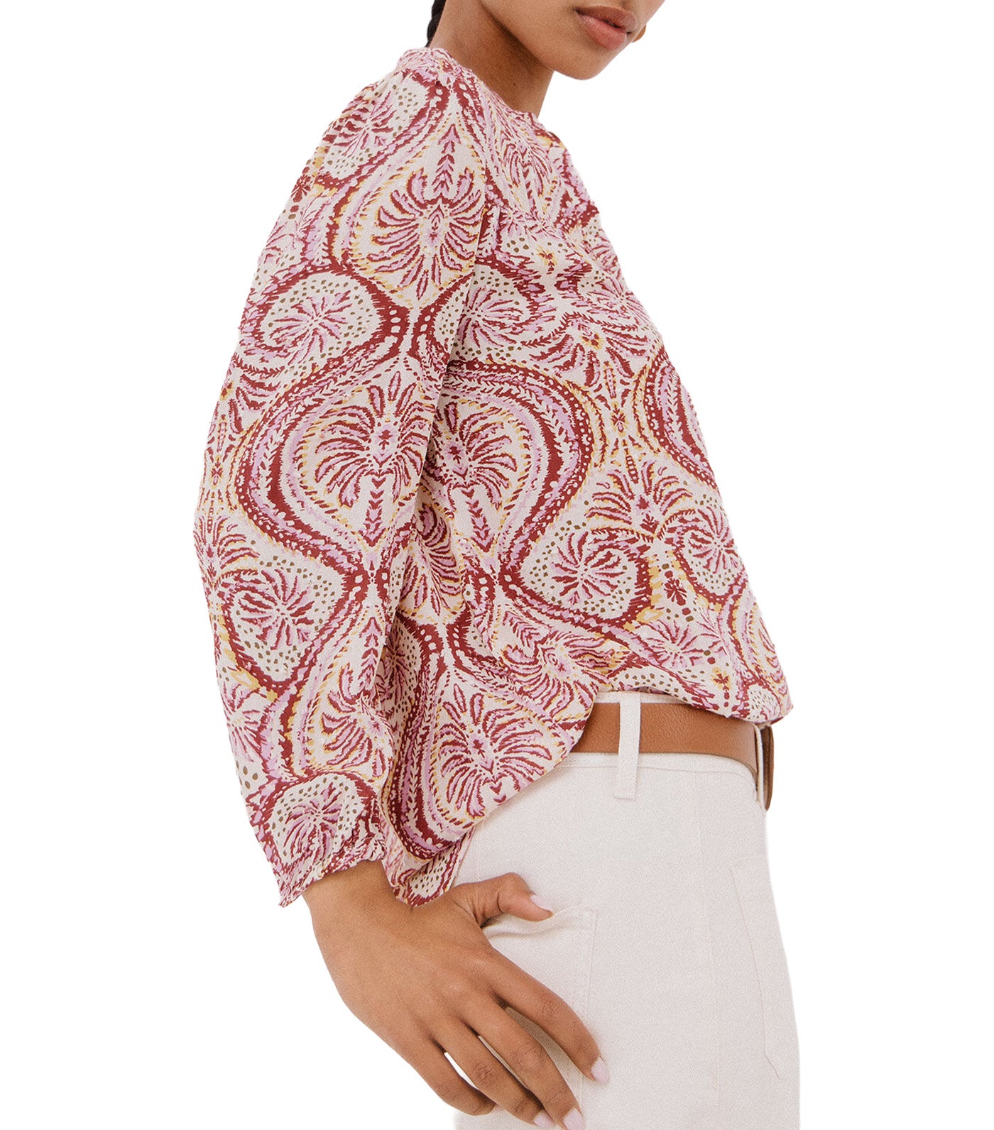 Blouse with Yoke Front