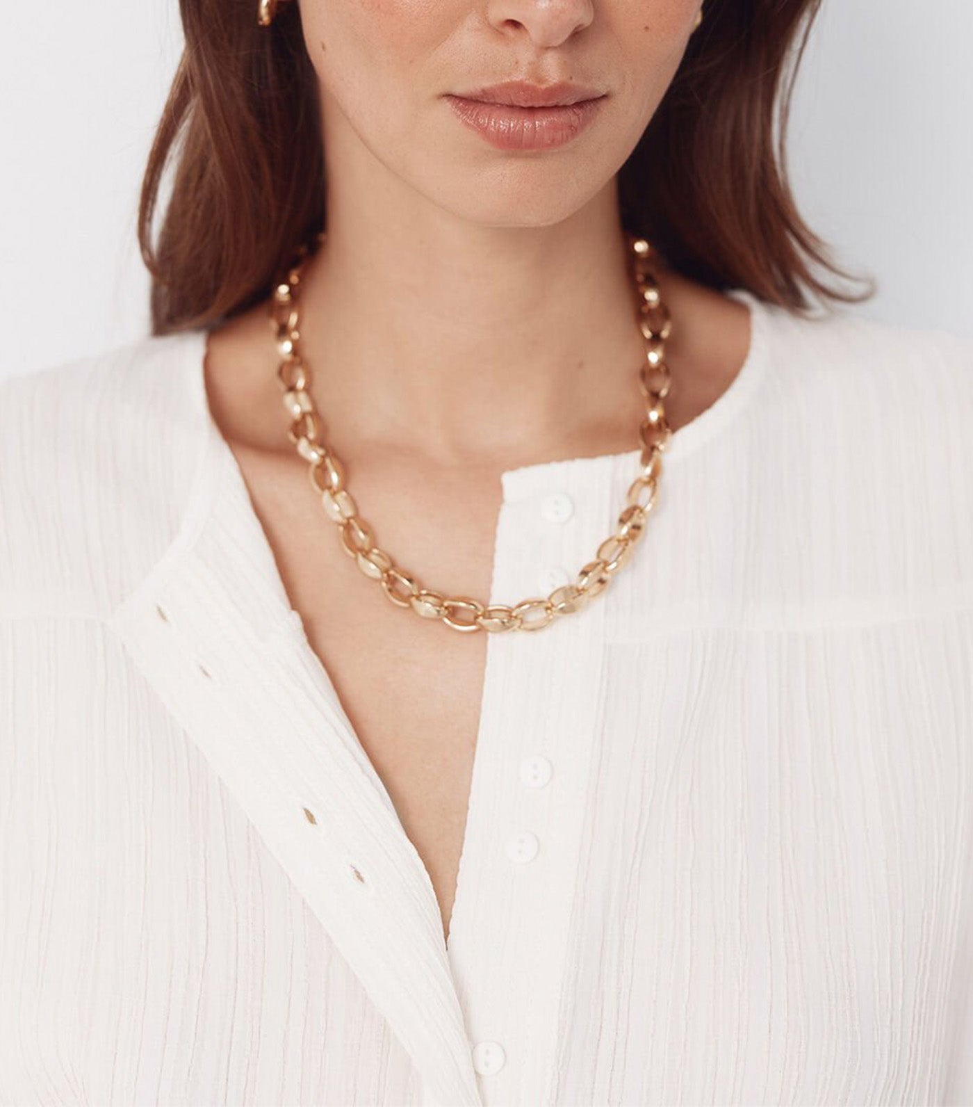 Drawstring Blouse Ivory