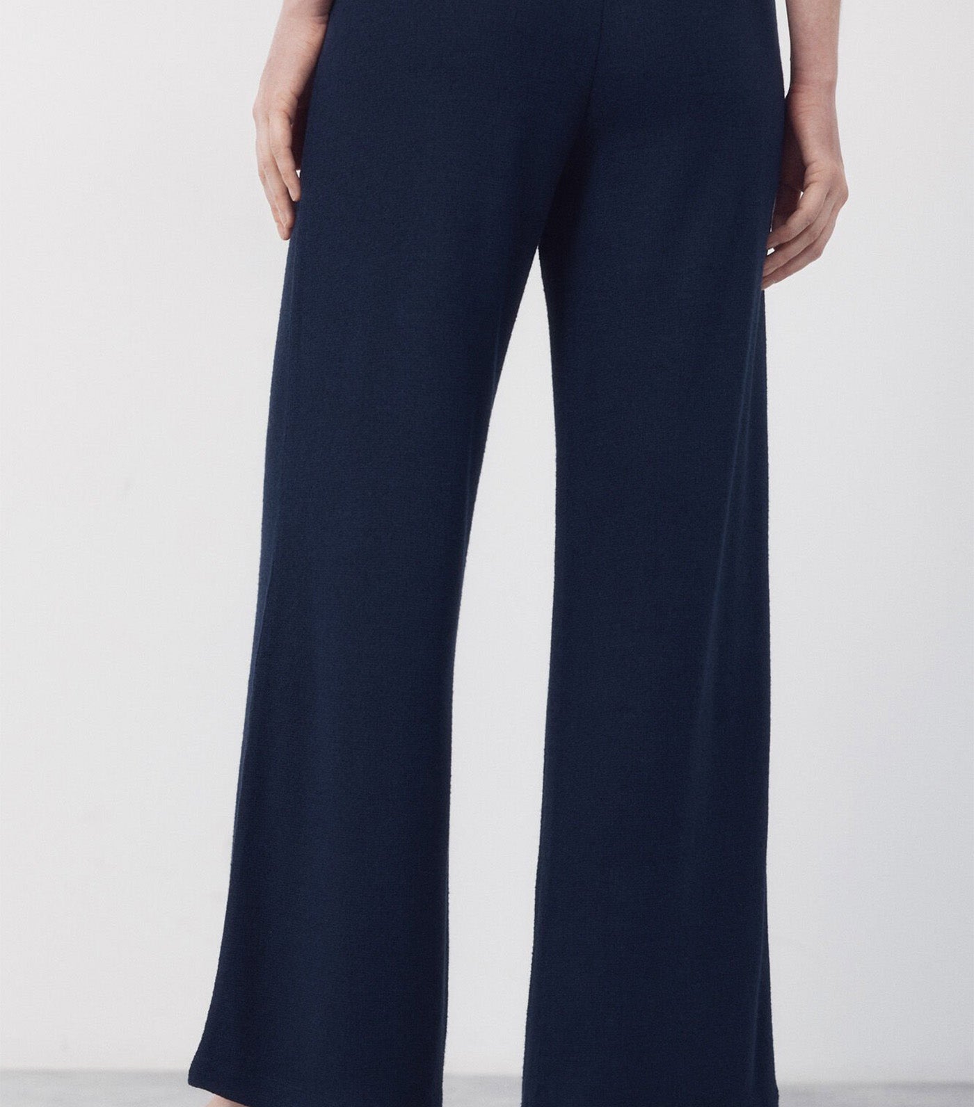 Rustic Jersey-Knit Trousers