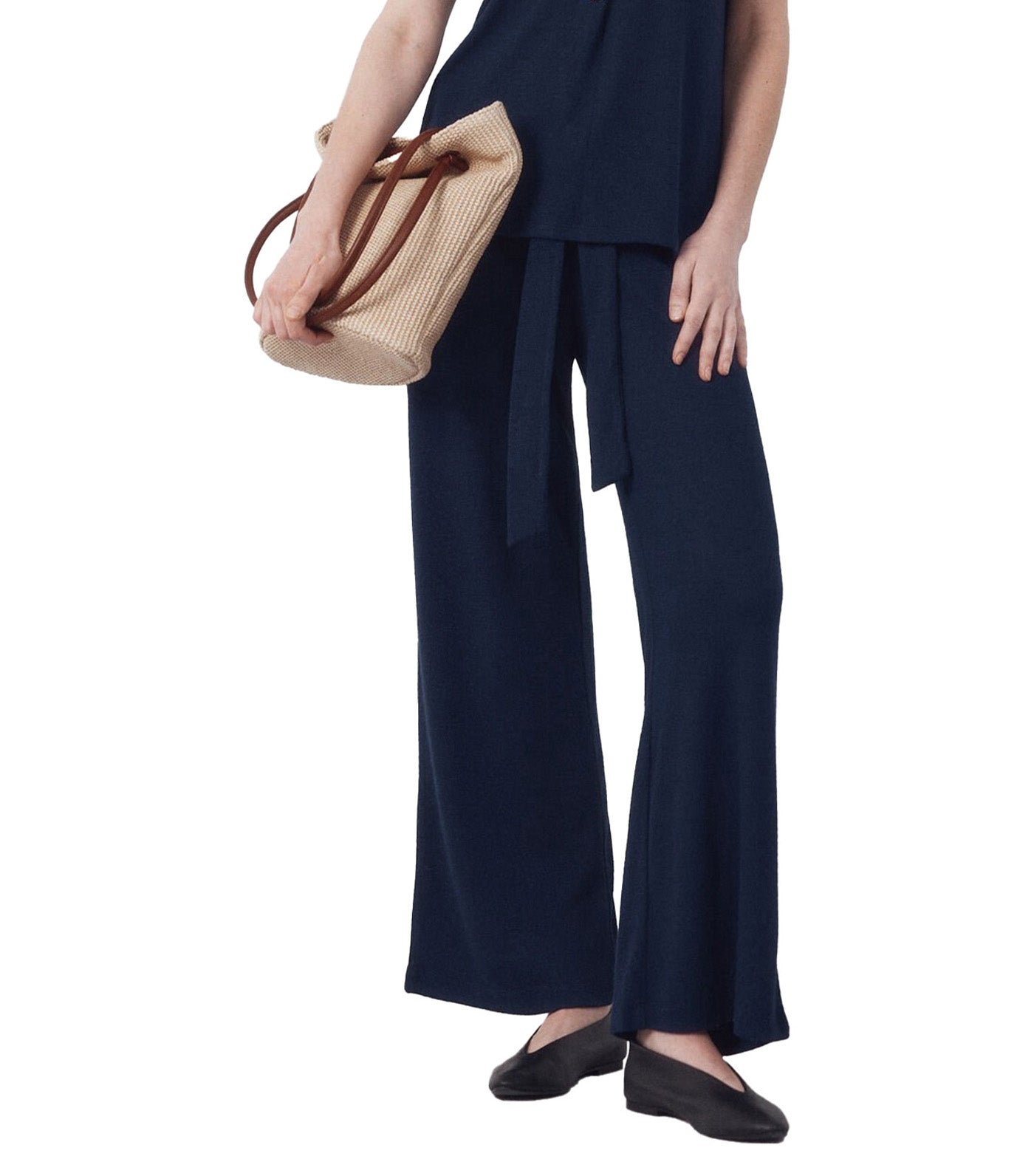 Rustic Jersey-Knit Trousers