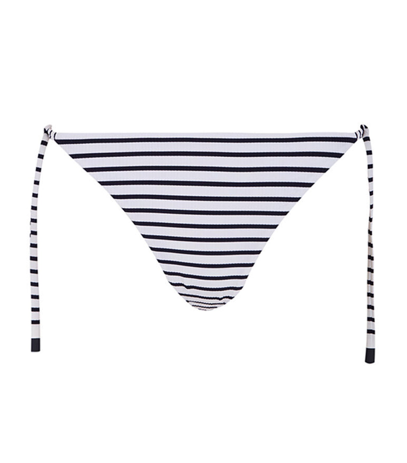 Brazilian Bikini Panty with Striped Straps Light Blue