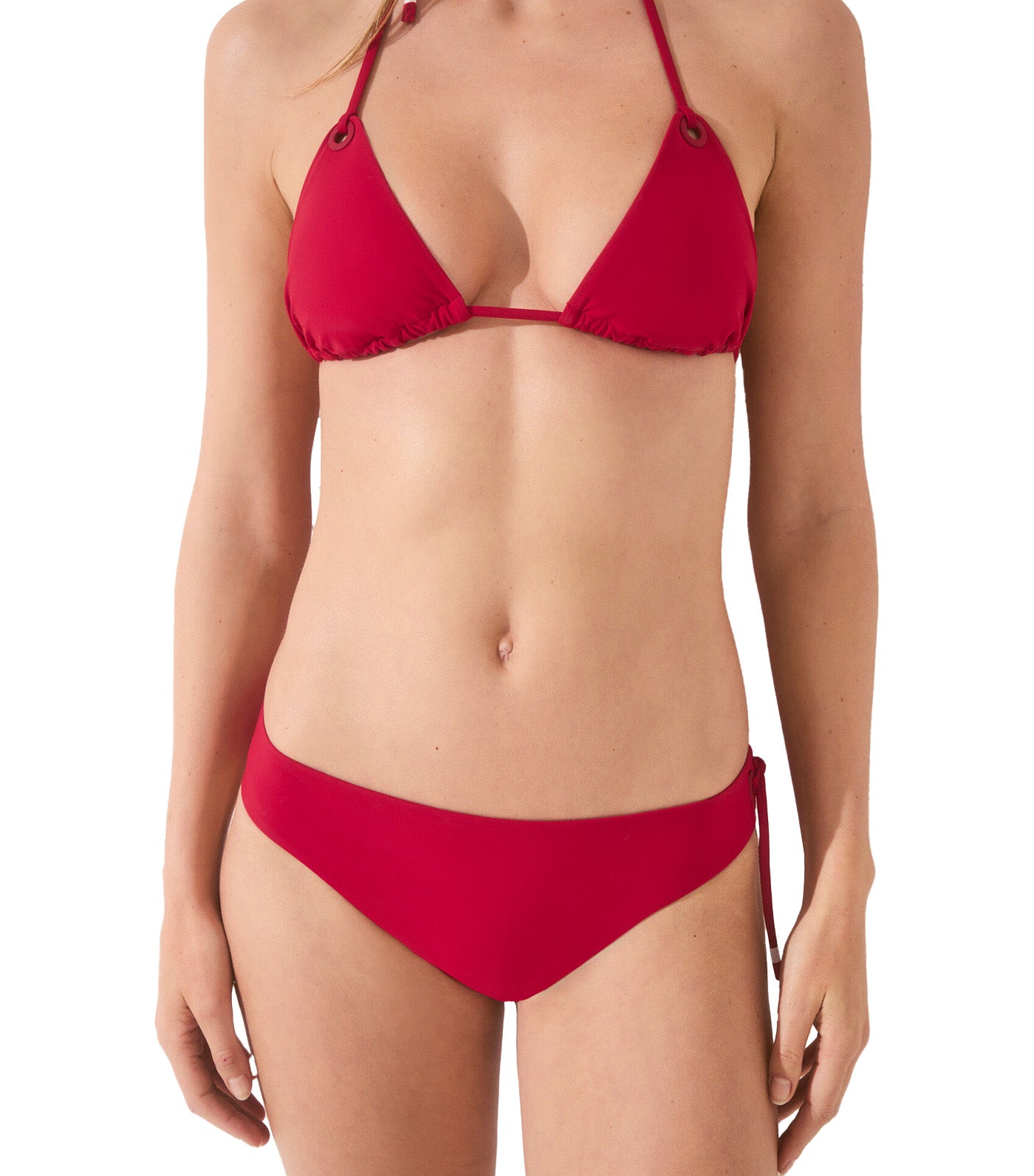Classic Bikini Panty with Bow Red