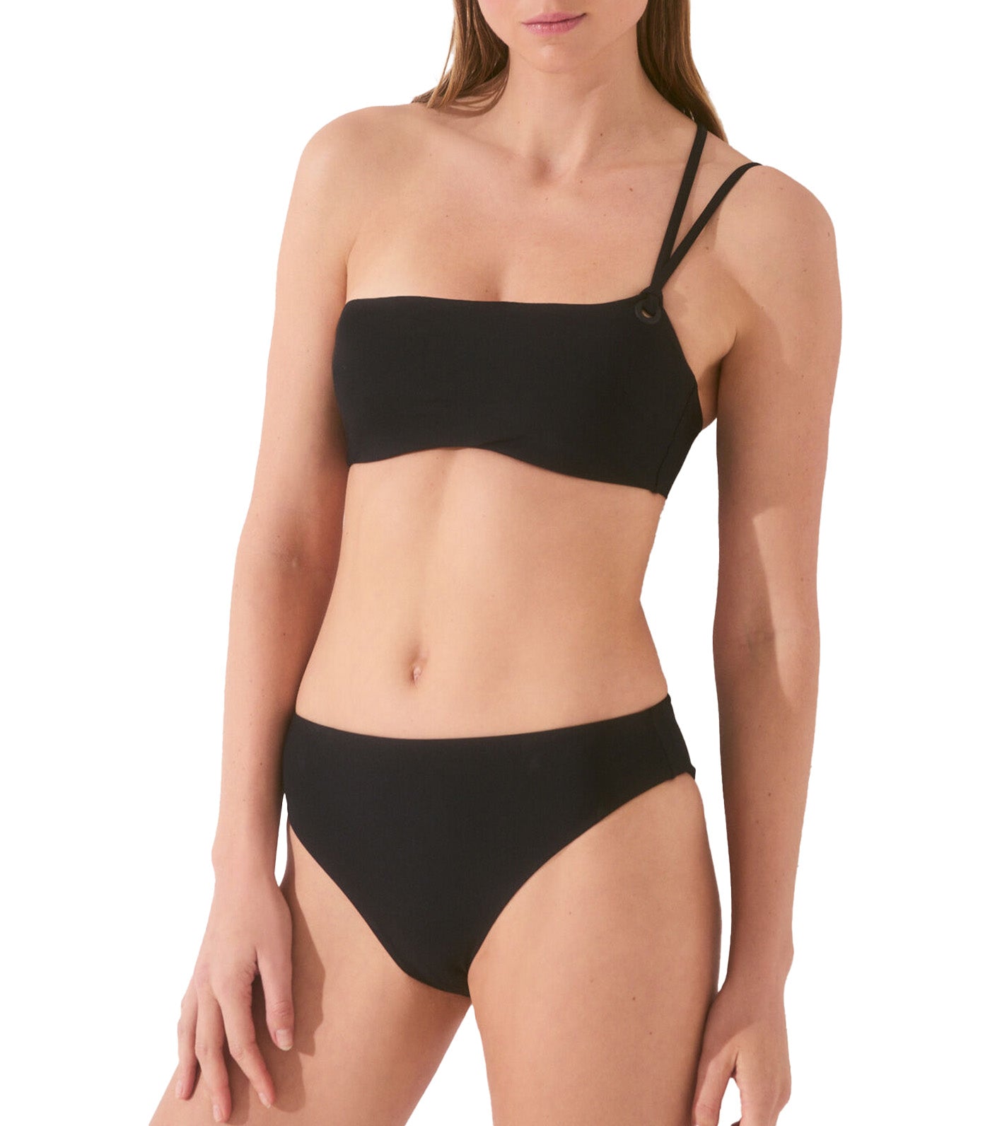 High-Waist Shaping Bikini Panty Black