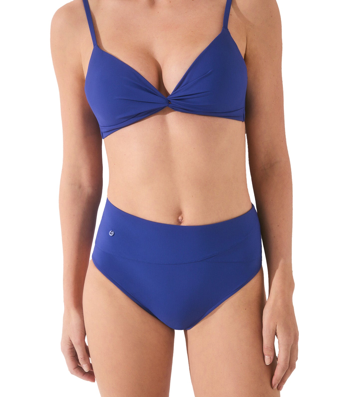 High-Waist Shaping Bikini Panty Electric Blue