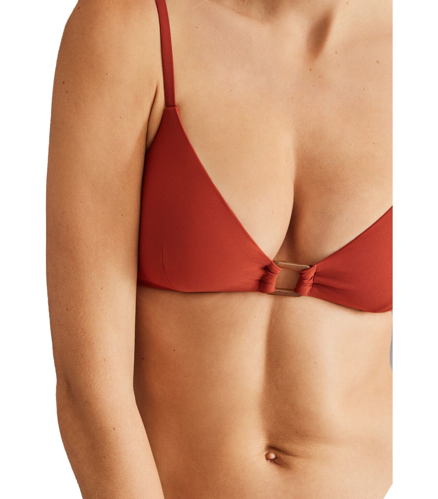 Triangle Bikini Top Orange