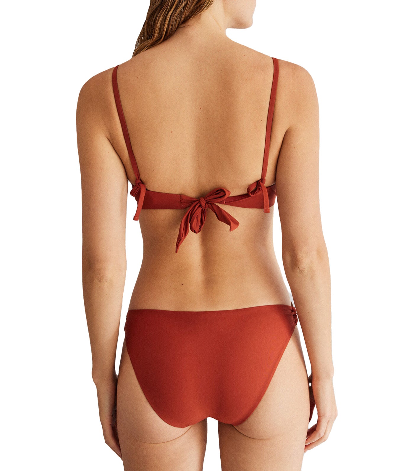 Triangle Bikini Top Orange