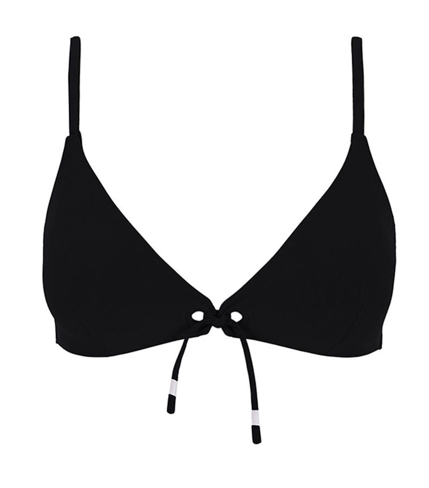 Triangle Bikini Top Non-Wired Black