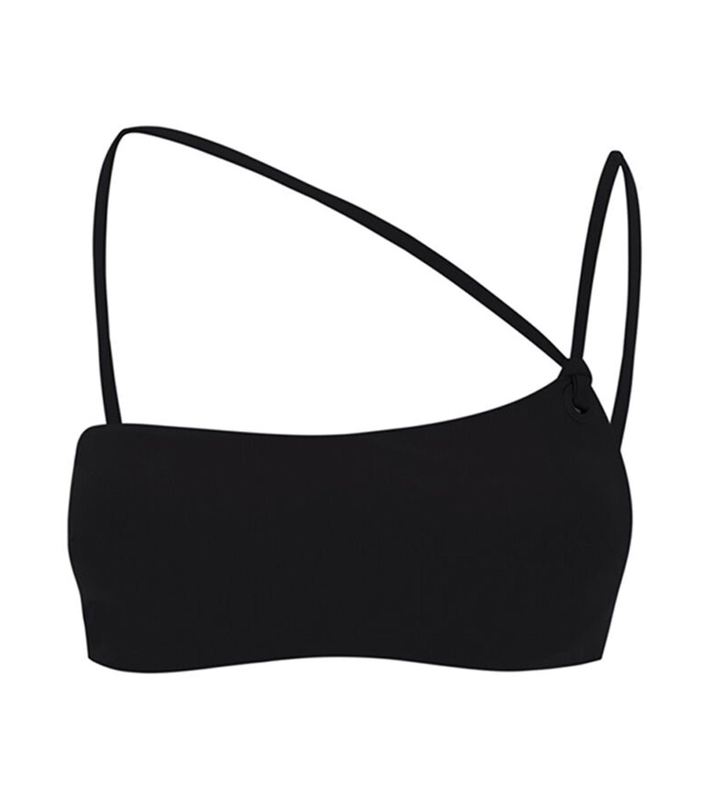 Asymmetric Bikini Top Black