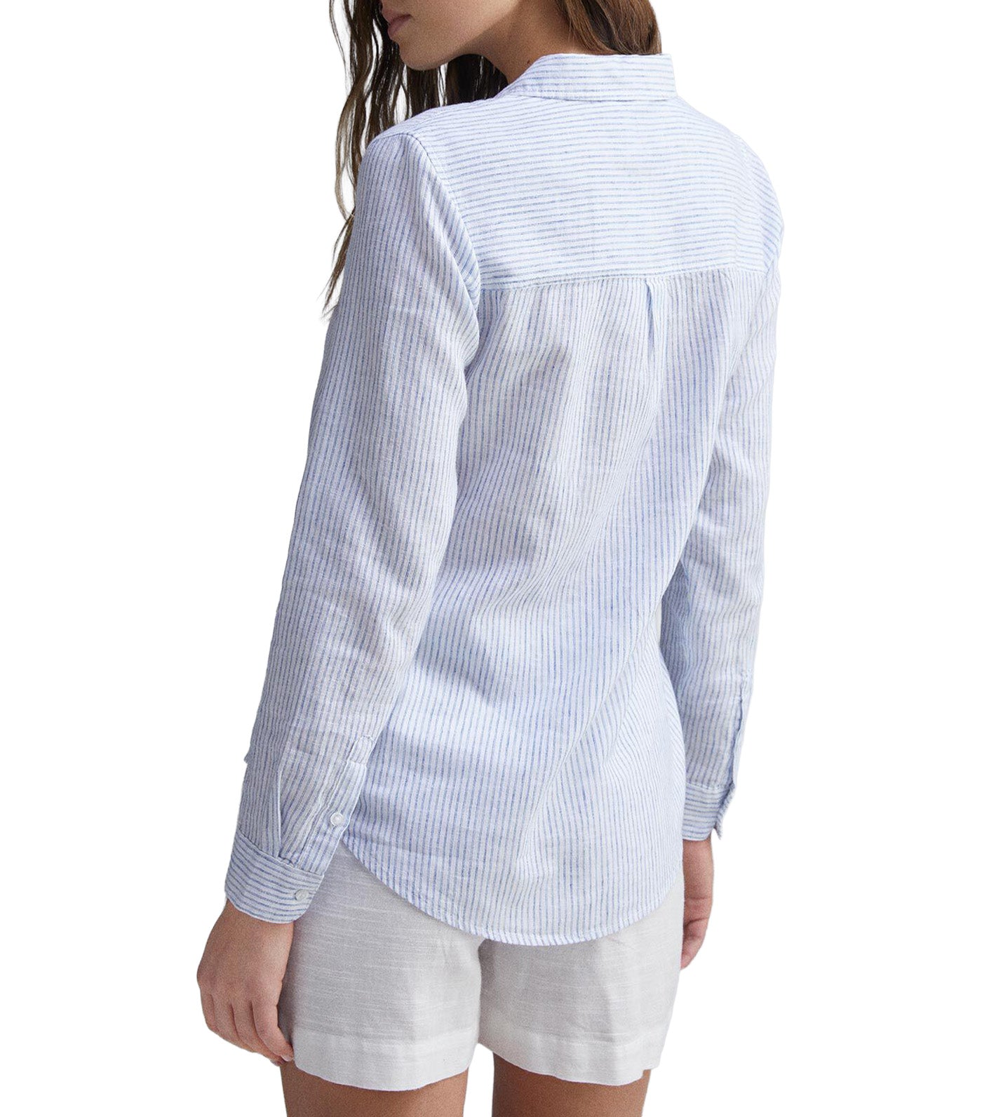 Long Sleeve Cotton Linen Shirt