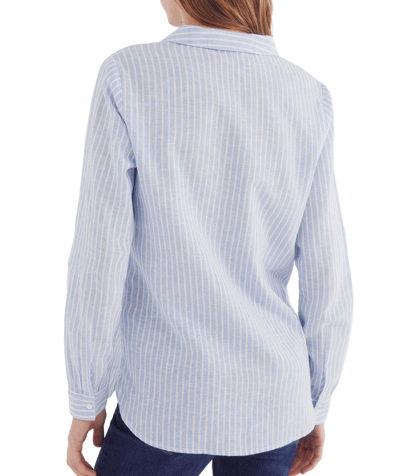 Linen Polo Shirt Blouse