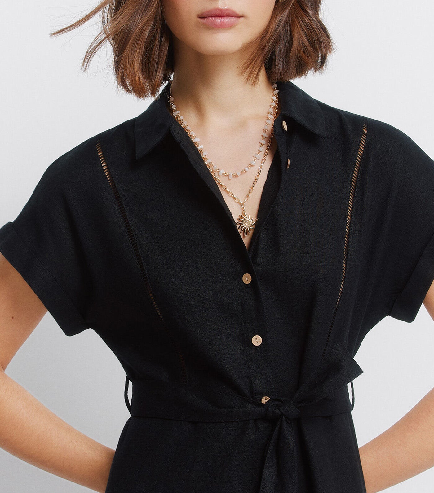Linen Shirt Dress