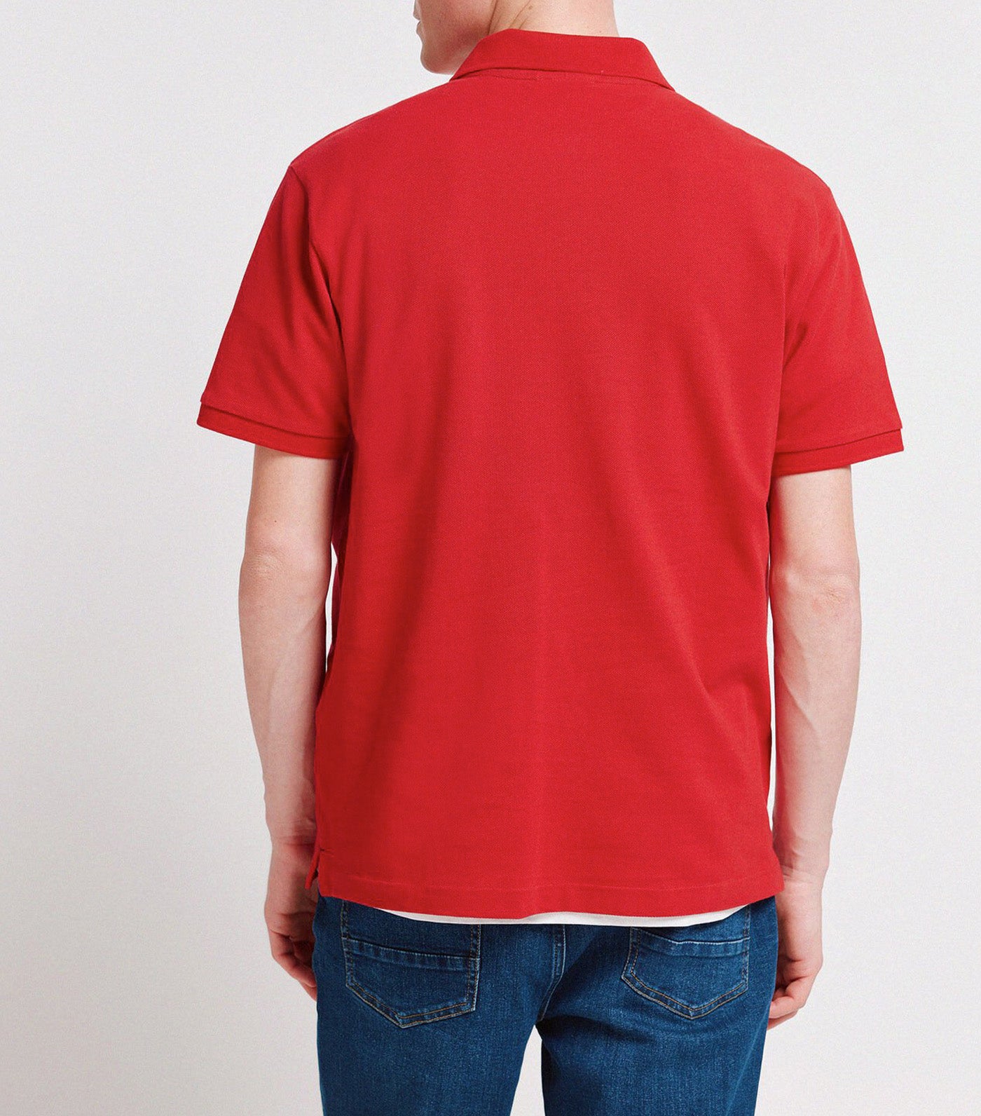 Springfield Regular Fit Basic Polo Shirt Red