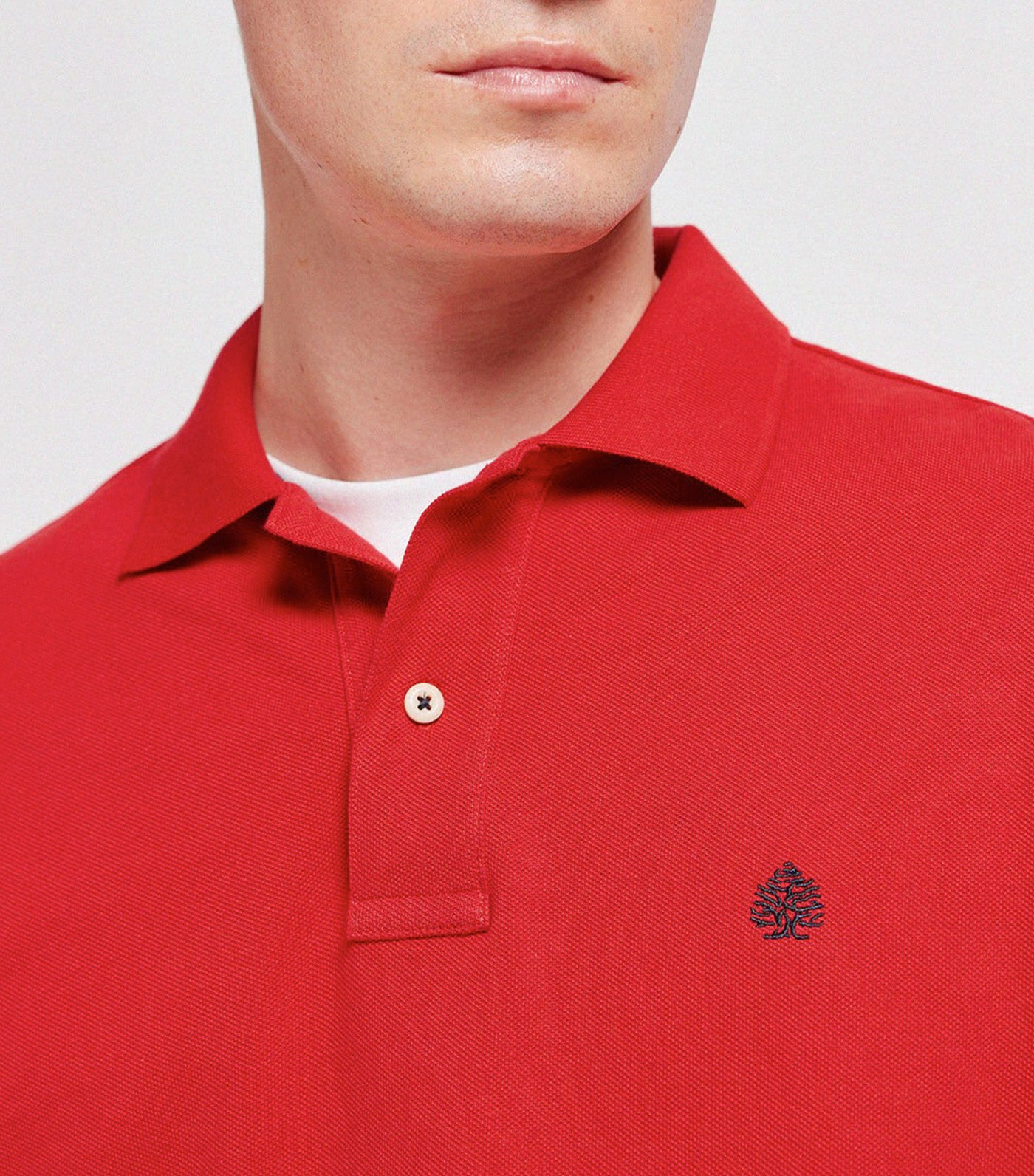 Springfield Regular Fit Basic Polo Shirt Red