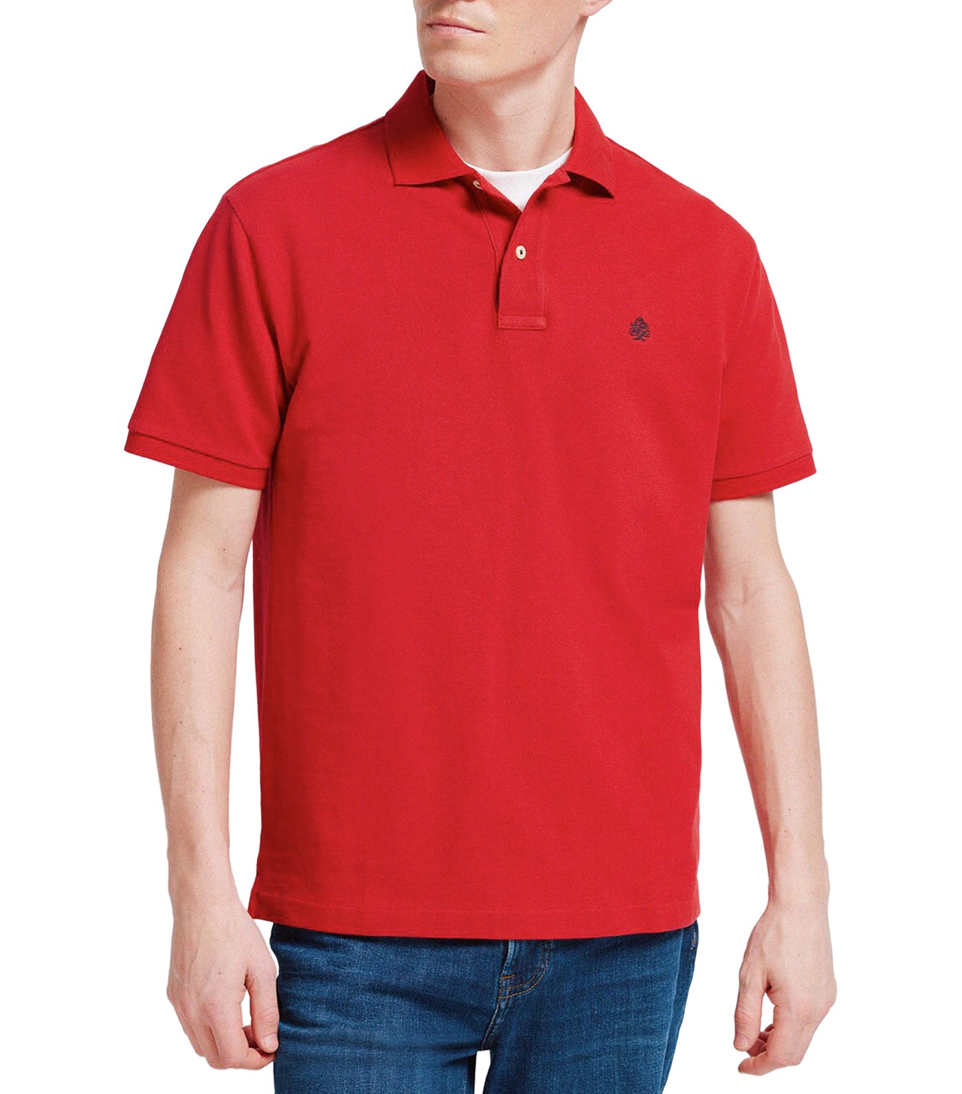 Springfield Regular Fit Basic Polo Shirt Red
