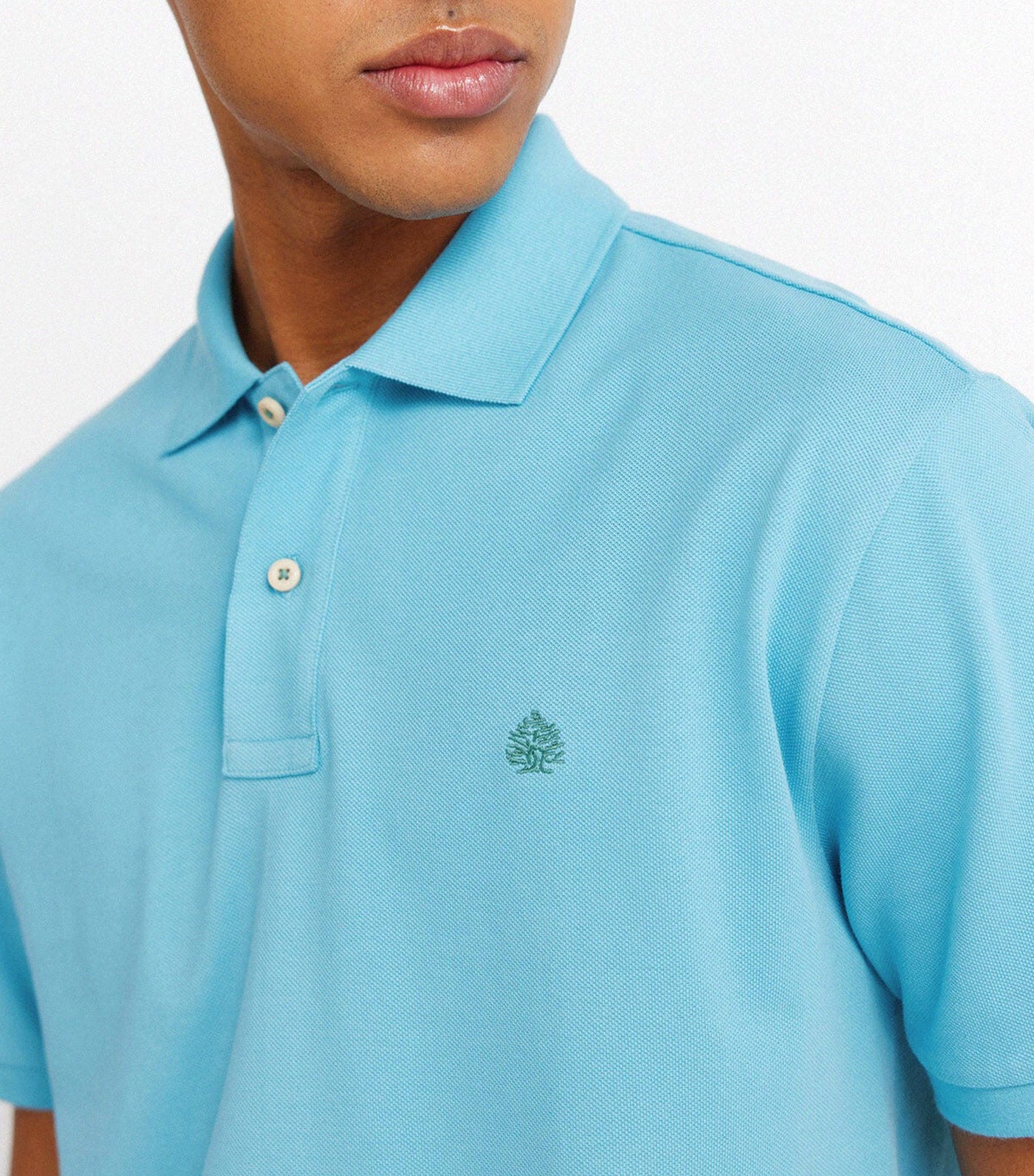 Springfield Basic Regular Fit Polo Shirt Blue